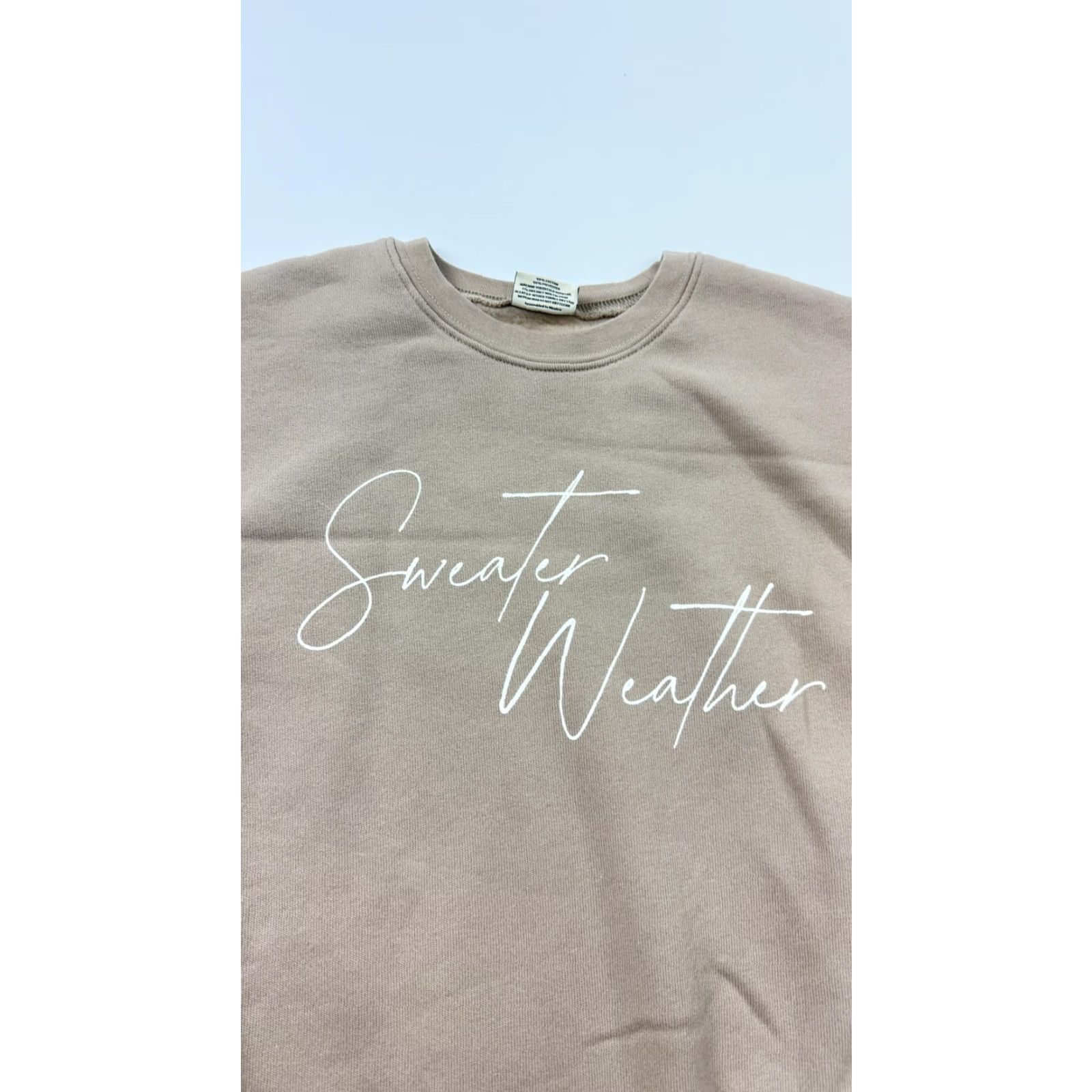 Vintage Oat Collective Sweatshirt Womens Small Brown Graphic Pullover Sweater Weather Size S / US 4 / IT 40 - 4 Thumbnail