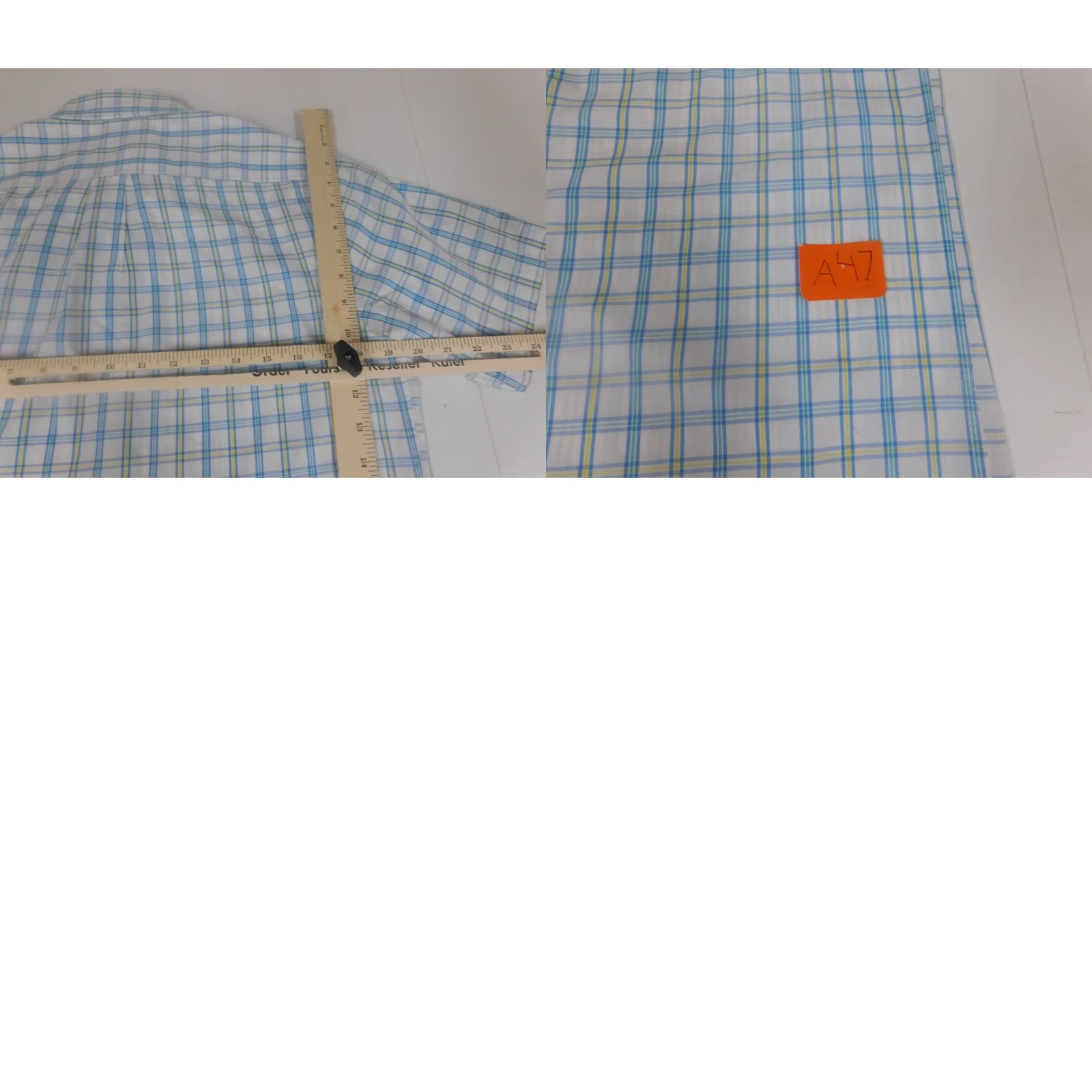 Dockers Dockers Shirt Short Sleeve Blue Plaid Button-Down Size US S / EU 44-46 / 1 - 8 Thumbnail