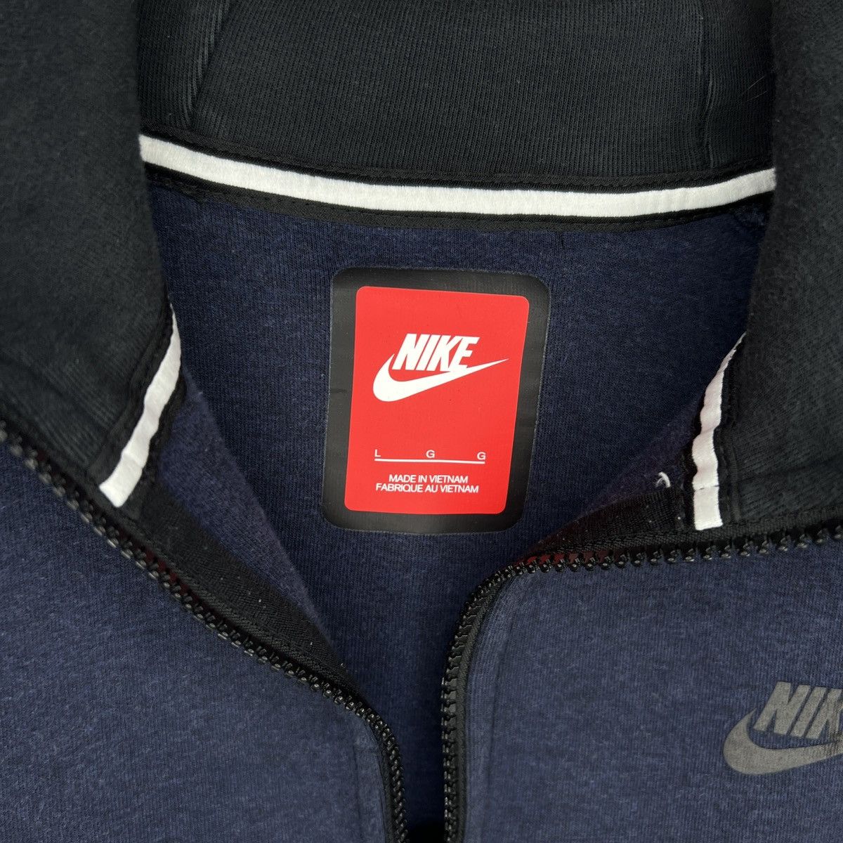 Nike Nike Tech Fleece Hoodie Dark Navy Jacket Zip Size US L / EU 52-54 / 3 - 5 Thumbnail