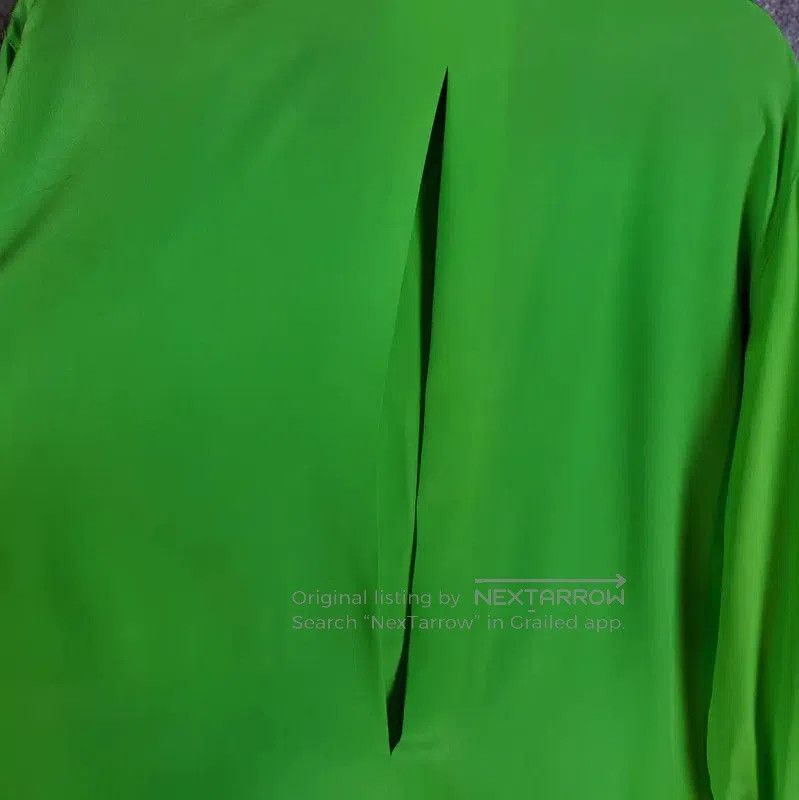 Dior Dior Silk Embroidered Green Long Sleeve Blouse . Size M / US 6-8 / IT 42-44 - 9 Thumbnail