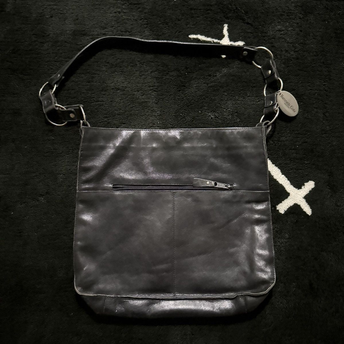 Kenneth Cole Leather Tote Bag Size ONE SIZE - 1 Thumbnail