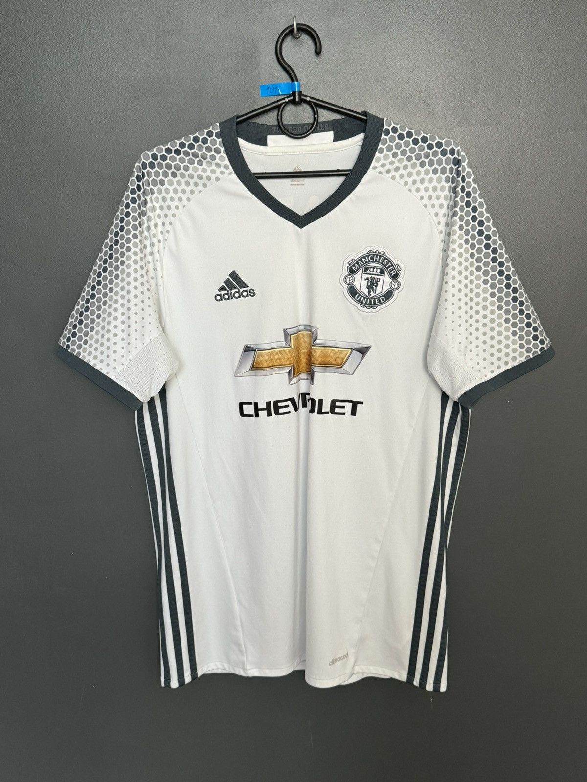 Adidas Manchester United 16/17 Third Mata Football Jersey Size US M / EU 48-50 / 2 - 2 Thumbnail