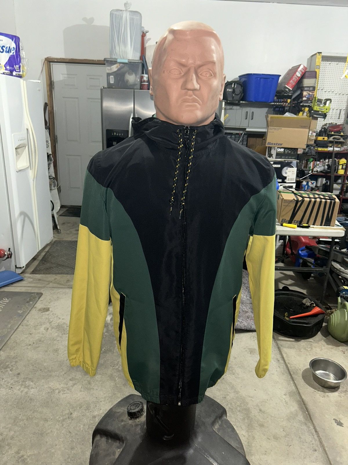 Empyre black, yellow and green wind breaker Size US L / EU 52-54 / 3 - 5 Thumbnail