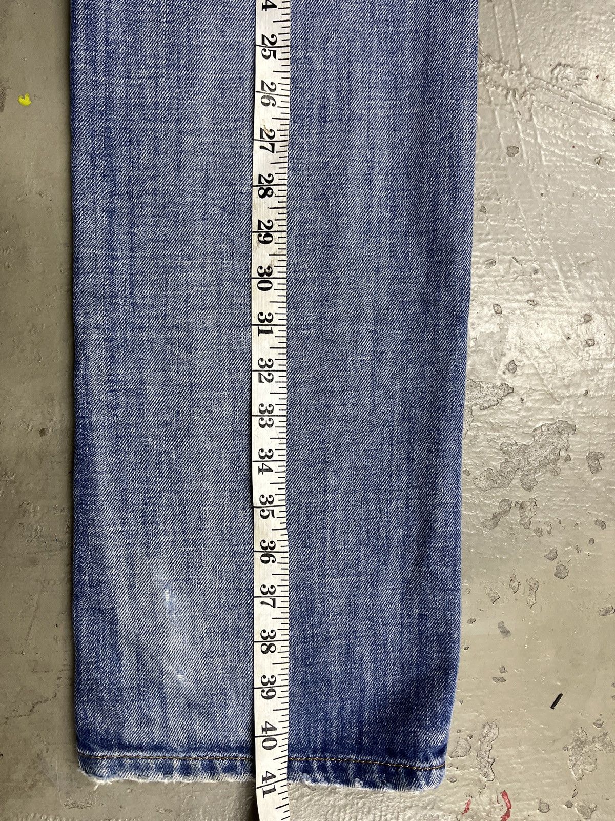 Diesel 2000s Diesel Punk Studded Washed Selvedge Denim Timmen Jeans Size US 32 / EU 48 - 6 Thumbnail