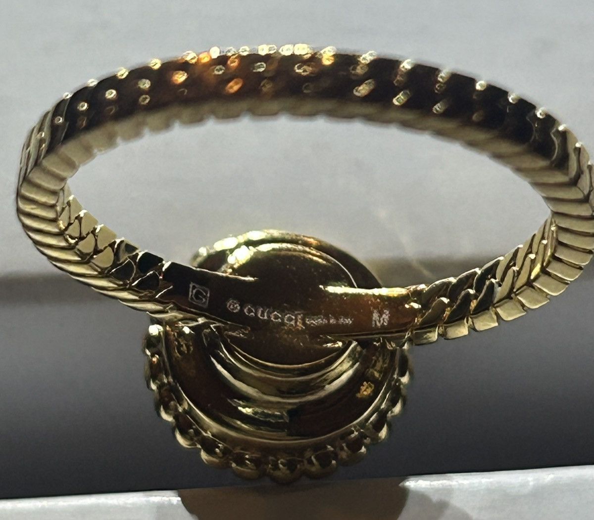 Gucci Gucci Interlocking G Flower Ring Ottone/Resin/Strass Size ONE SIZE - 8 Thumbnail