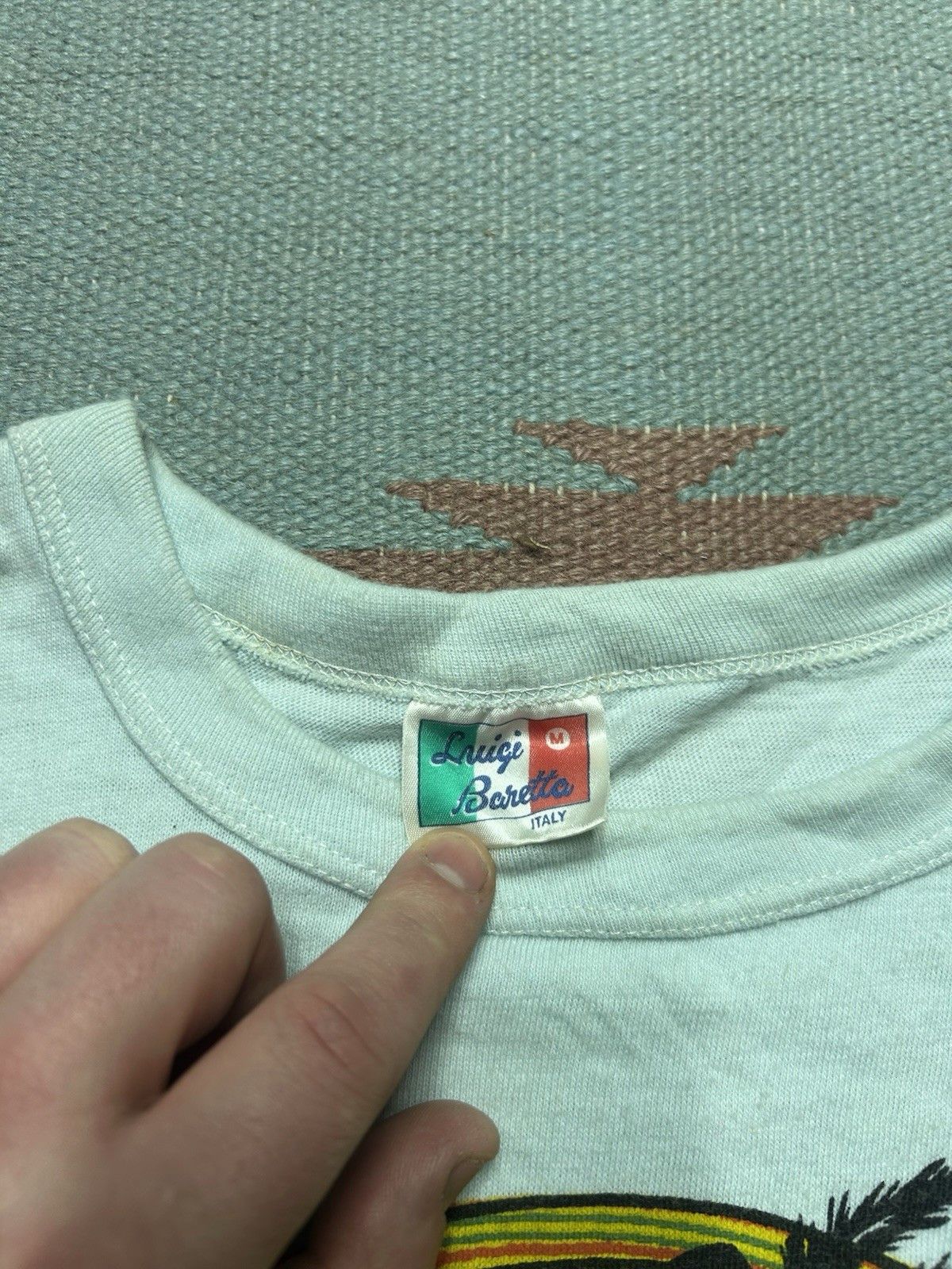Vintage Vtg 70s t shirt Changuinola Panama Caribbean tropical Medium Size US M / EU 48-50 / 2 - 5 Thumbnail