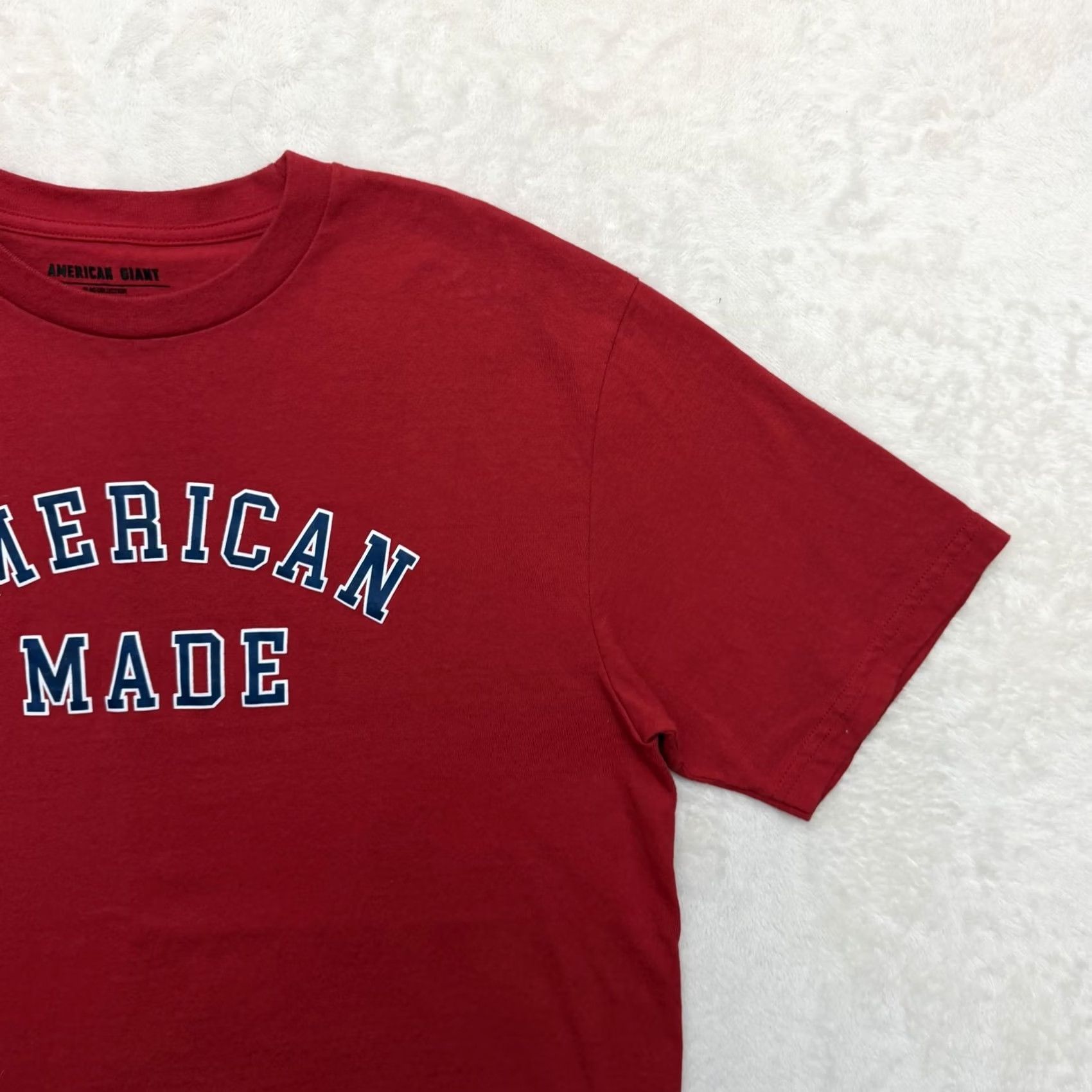 Vintage VINTAGE American Giant Shirt Mens Large Red American Made Flag Graphic Tee USA Patriotic Size US L / EU 52-54 / 3 - 3 Thumbnail