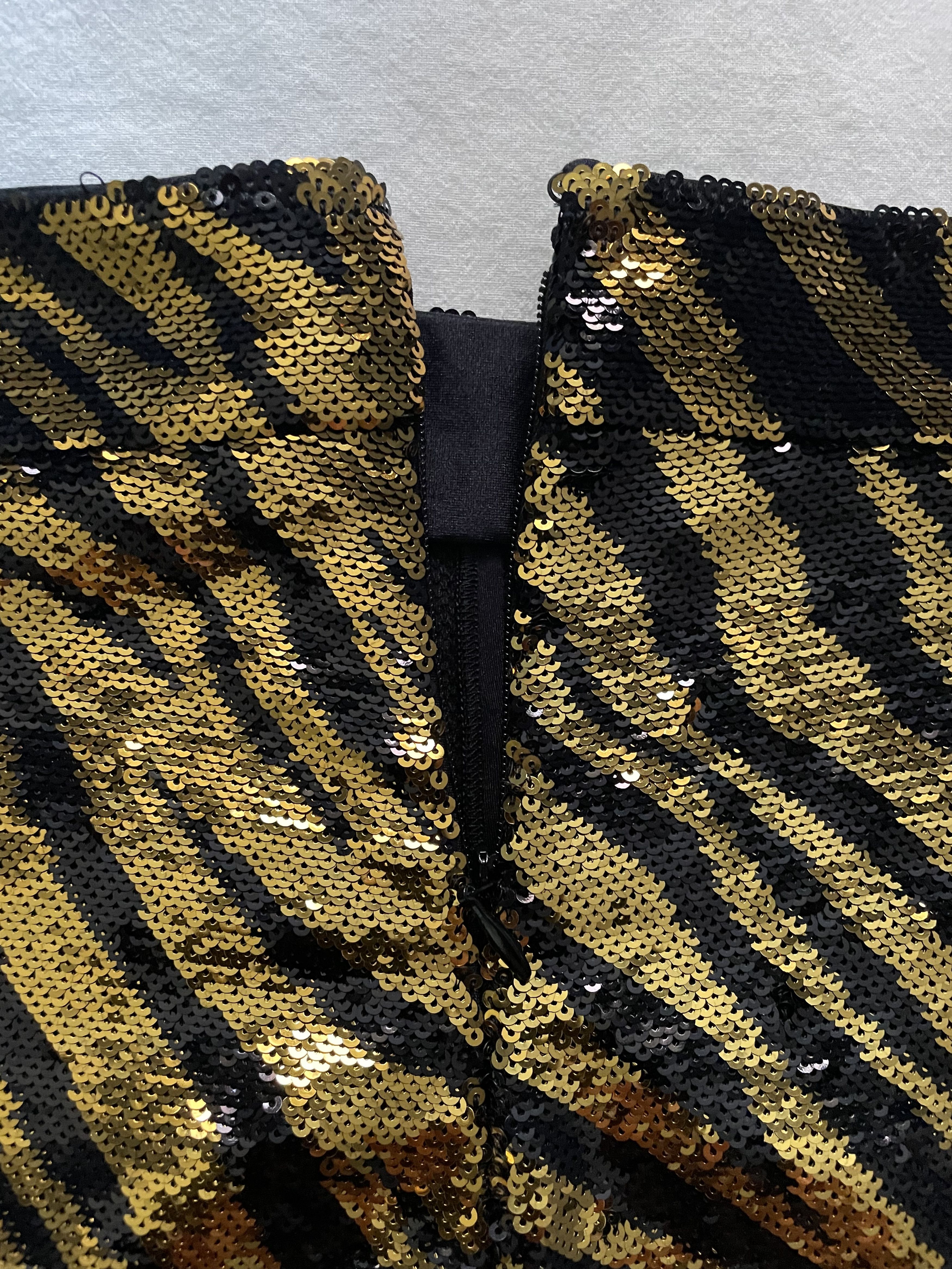Balenciaga Balenciaga Zebra Sequin Leggings Size 25" / US 0 / IT 36 - 3 Thumbnail