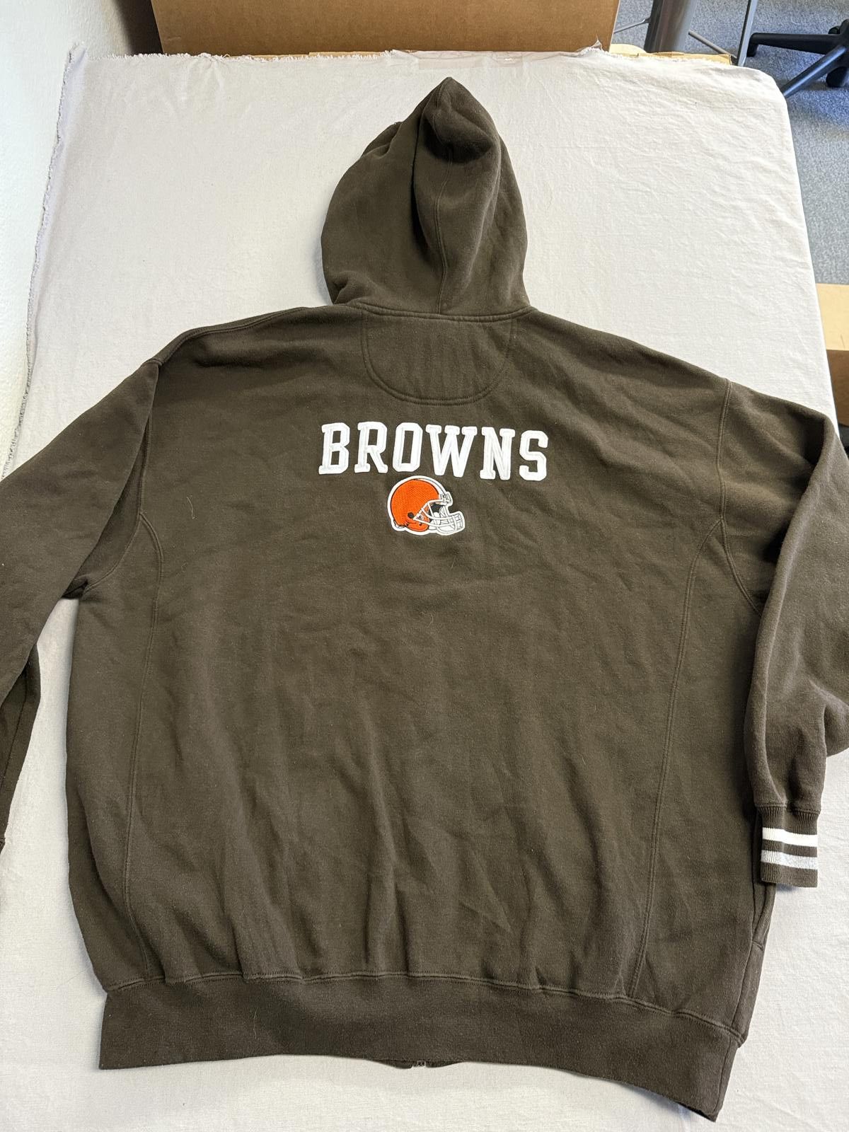 NFL Cleveland Browns Hoodie NFL Football 2 Sided Hoodie XL Size US XL / EU 56 / 4 - 8 Thumbnail