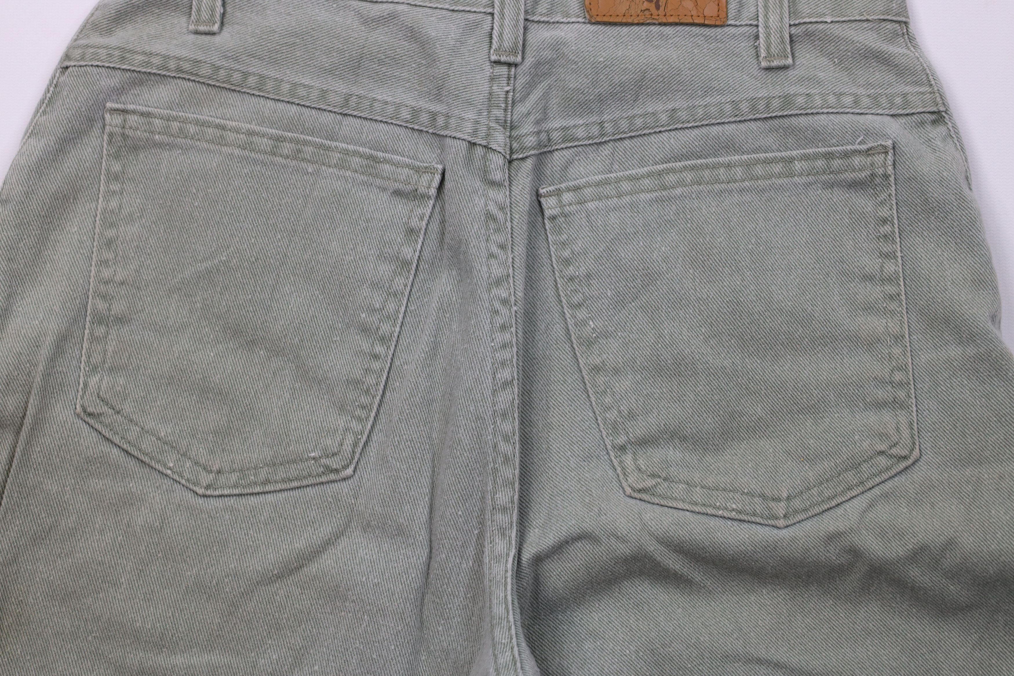 Vintage Vintage 90s Streetwear Fit Denim Jean Shorts Green USA Size 28" / US 6 / IT 42 - 9 Thumbnail