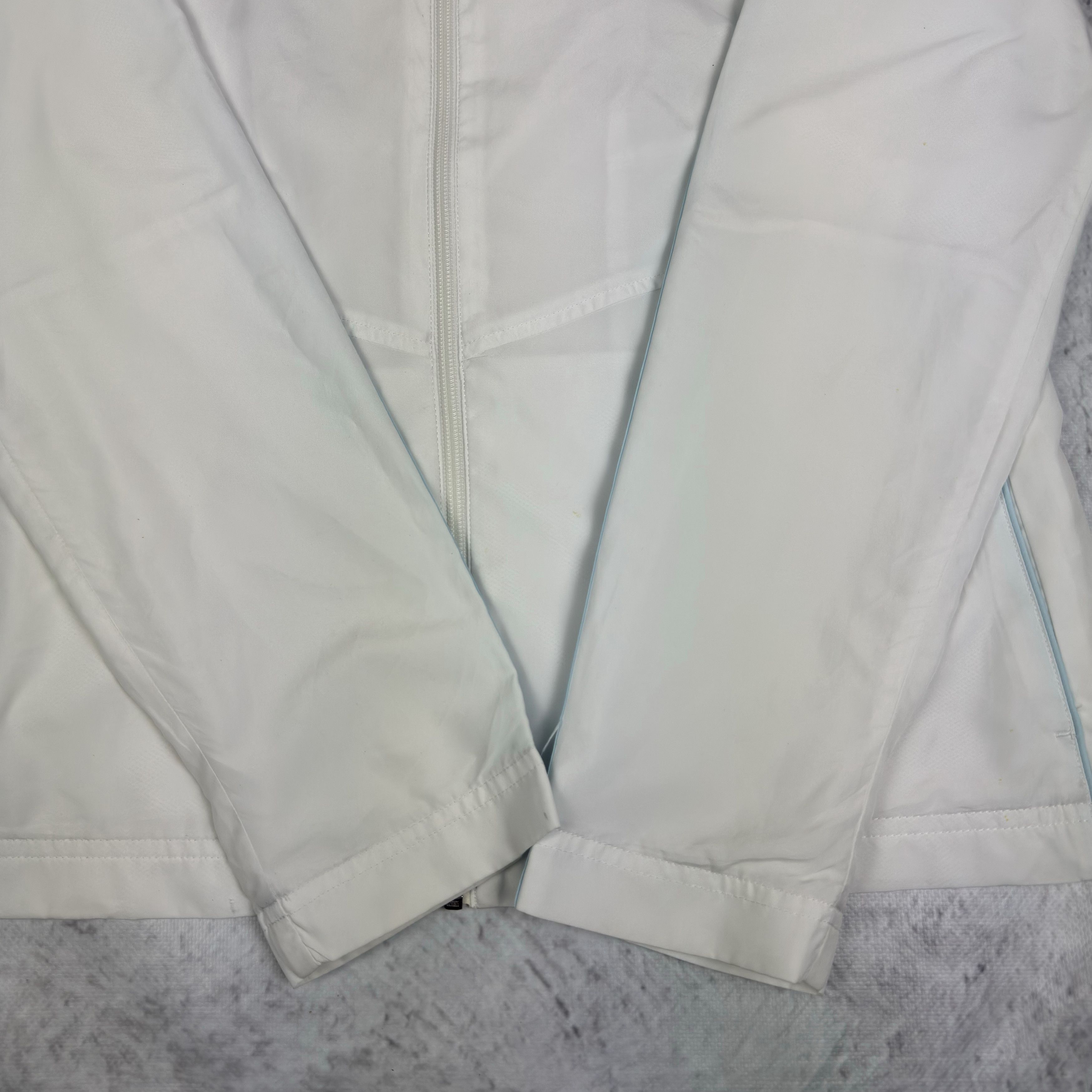 Nike Nike White Solo Swoosh Full Zip Track Jacket Large Size L / US 10 / IT 46 - 4 Thumbnail