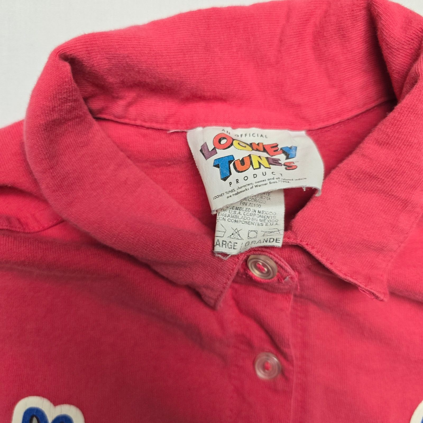 Vintage Vintage Looney Tunes Bugs Bunny Sleeveless L Pink Shirt Size L / US 10 / IT 46 - 5 Thumbnail