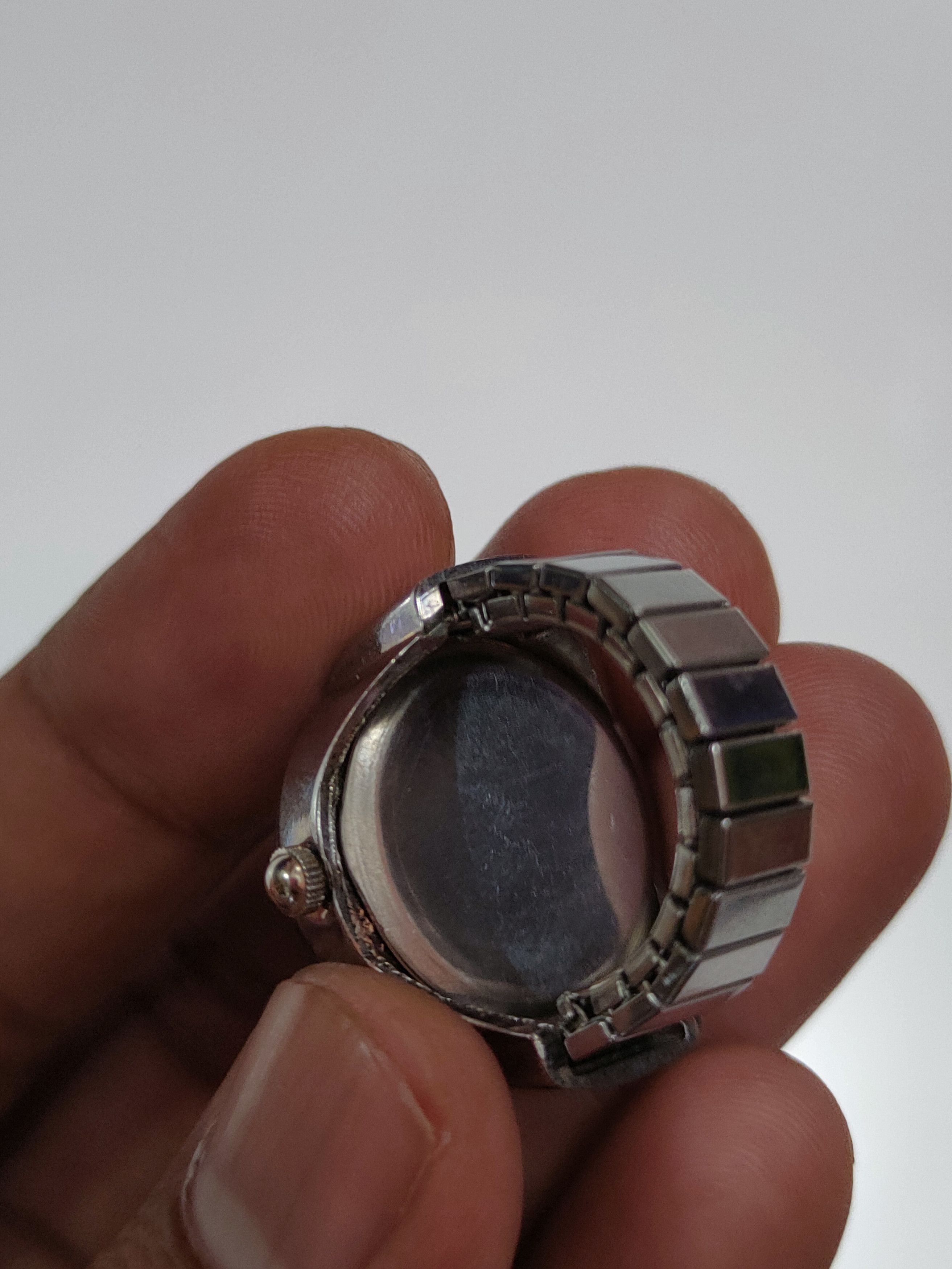 Japanese Brand Japan Ring watch adjustable strap silver color Size ONE SIZE - 5 Thumbnail