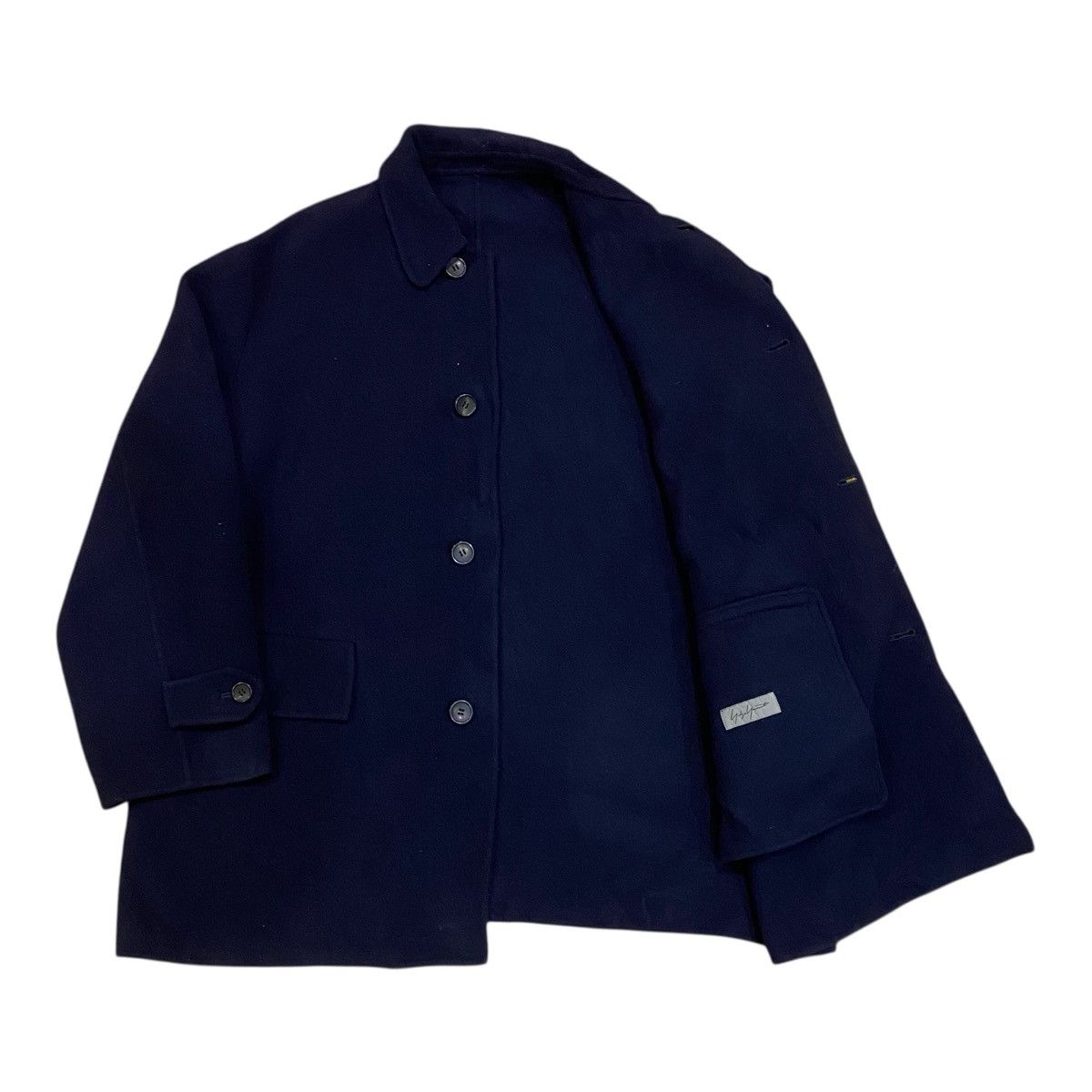 Yohji Yamamoto ✨Yohji Yamamoto signature wool coat Size US L / EU 52-54 / 3 - 1 Thumbnail