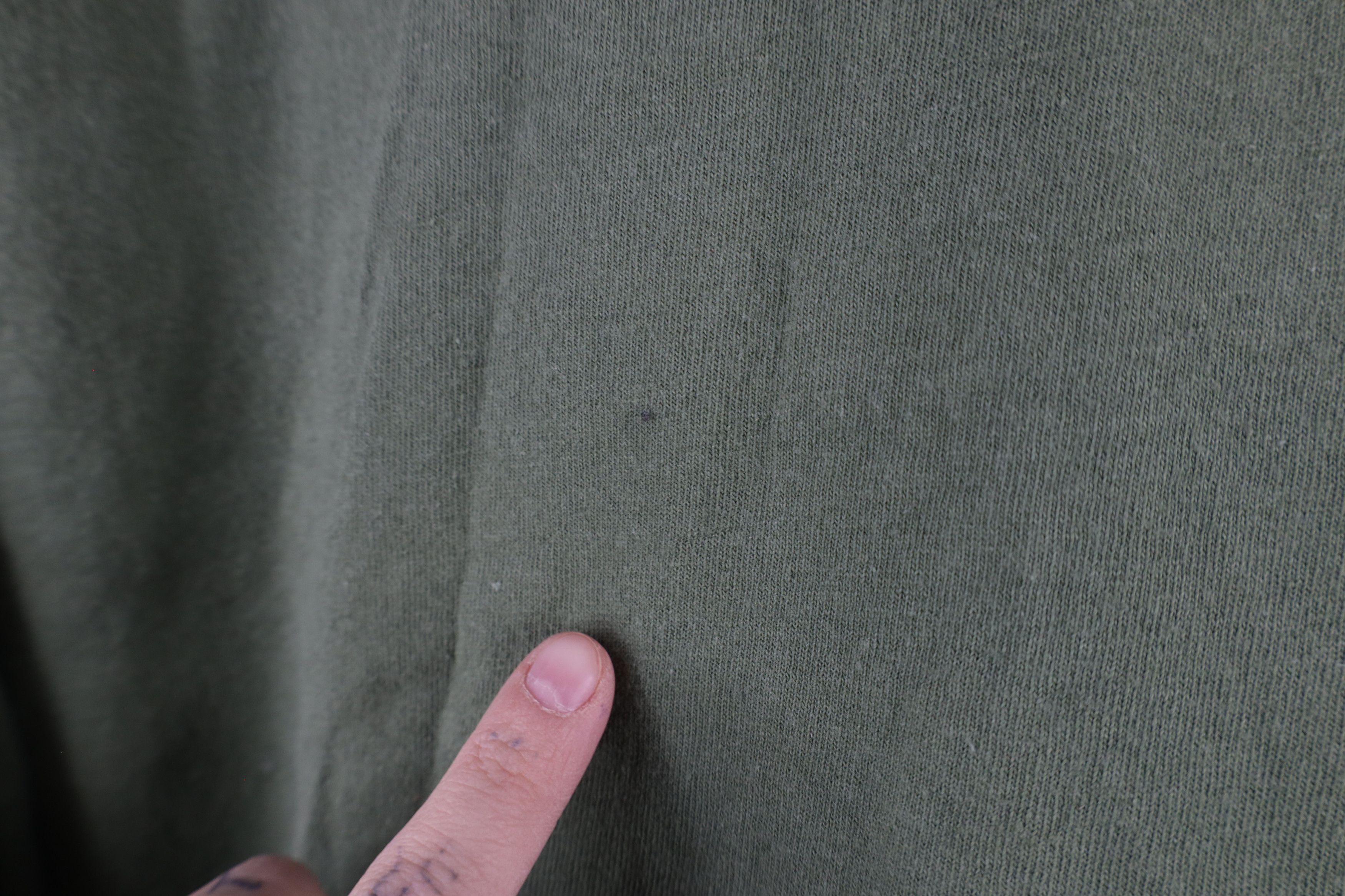 Vintage Vintage 90s Streetwear Long Sleeve T-Shirt Green Cotton Size US XL / EU 56 / 4 - 4 Thumbnail