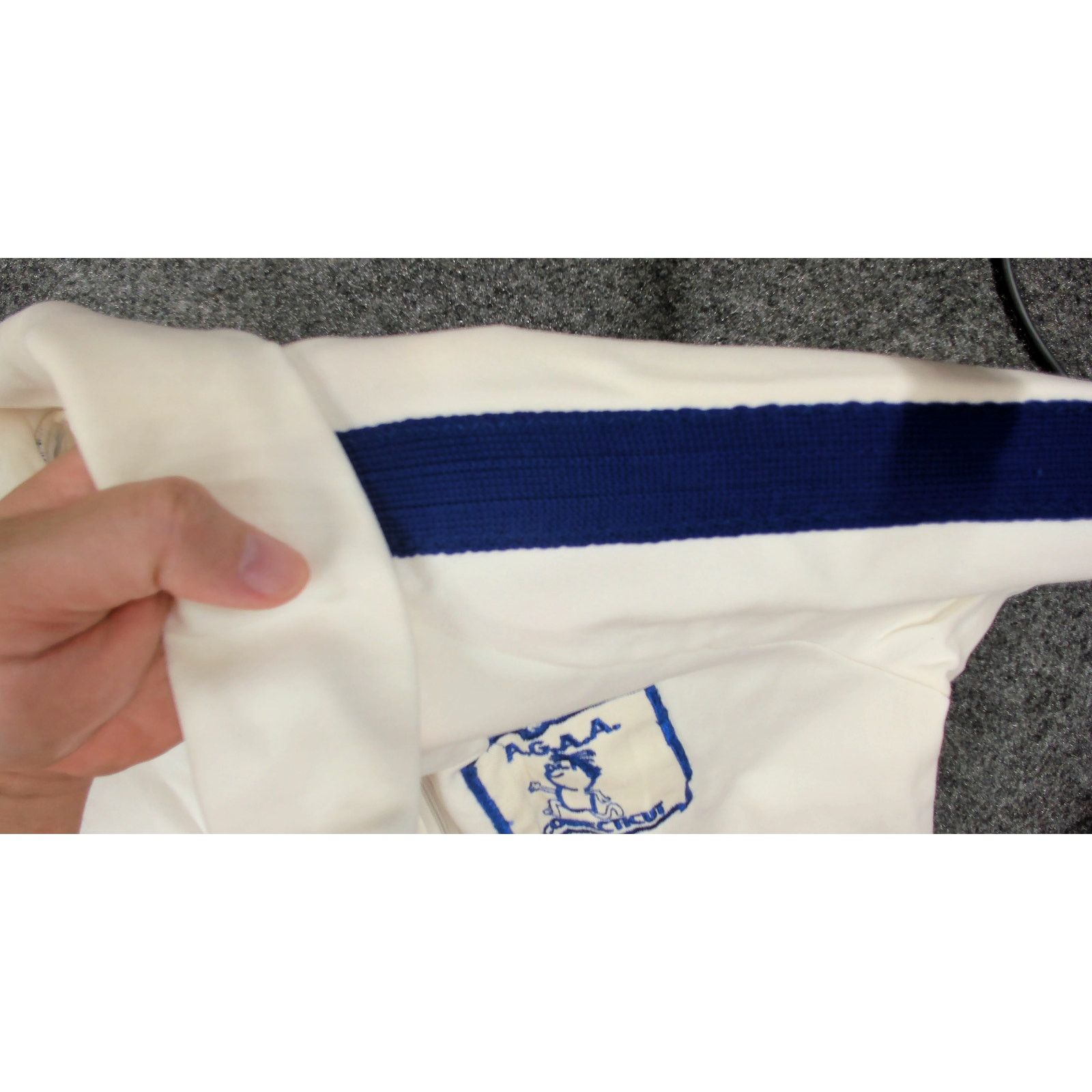 Vintage Vintage 1970s East Tenn Cropped Sleeve Raglan Track Jacket Size US M / EU 48-50 / 2 - 15 Thumbnail