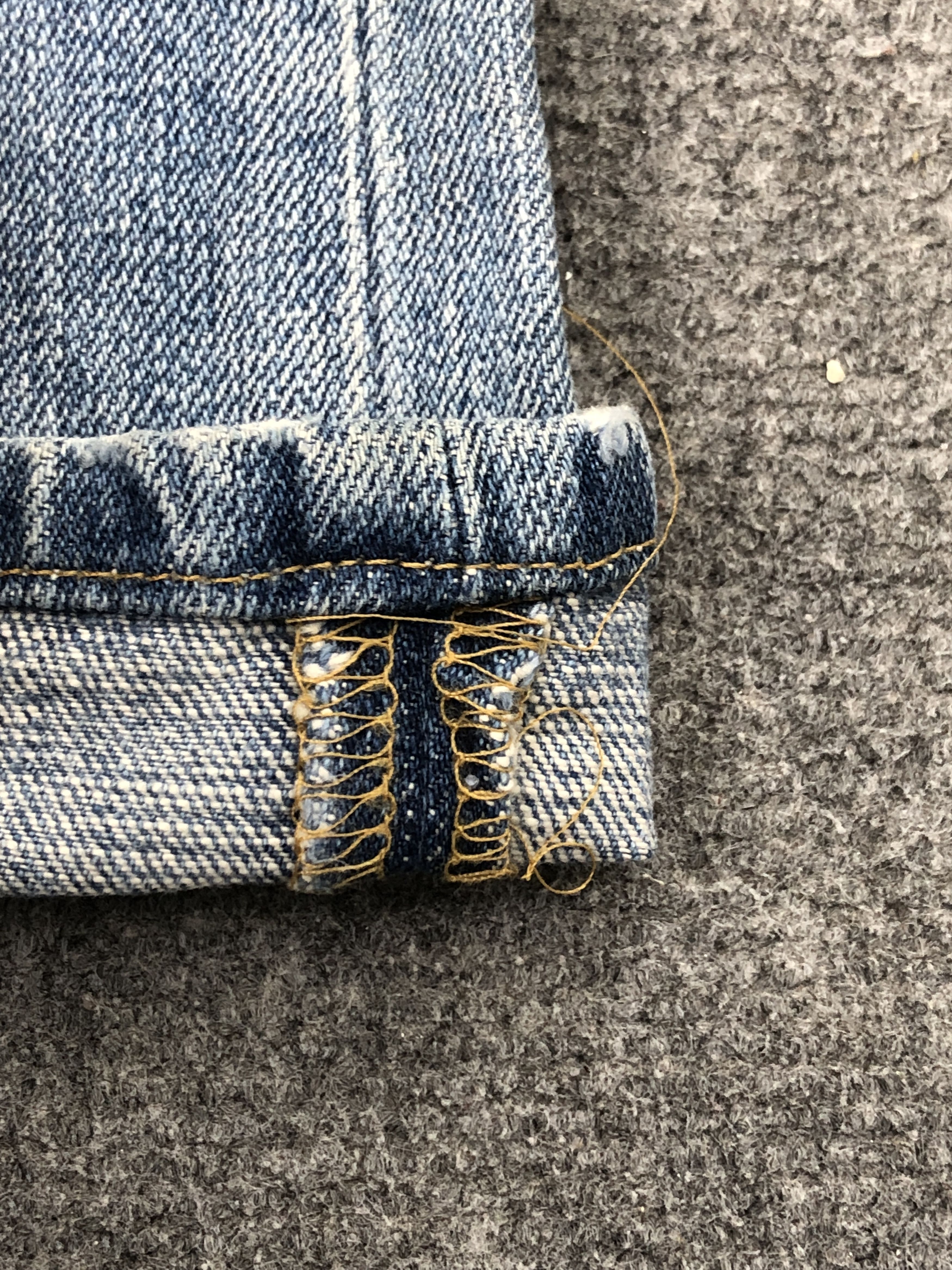 Levi's × Vintage Light Blue Washed Vintage Levis 501 Jeans Size US 32 / EU 48 - 11 Thumbnail