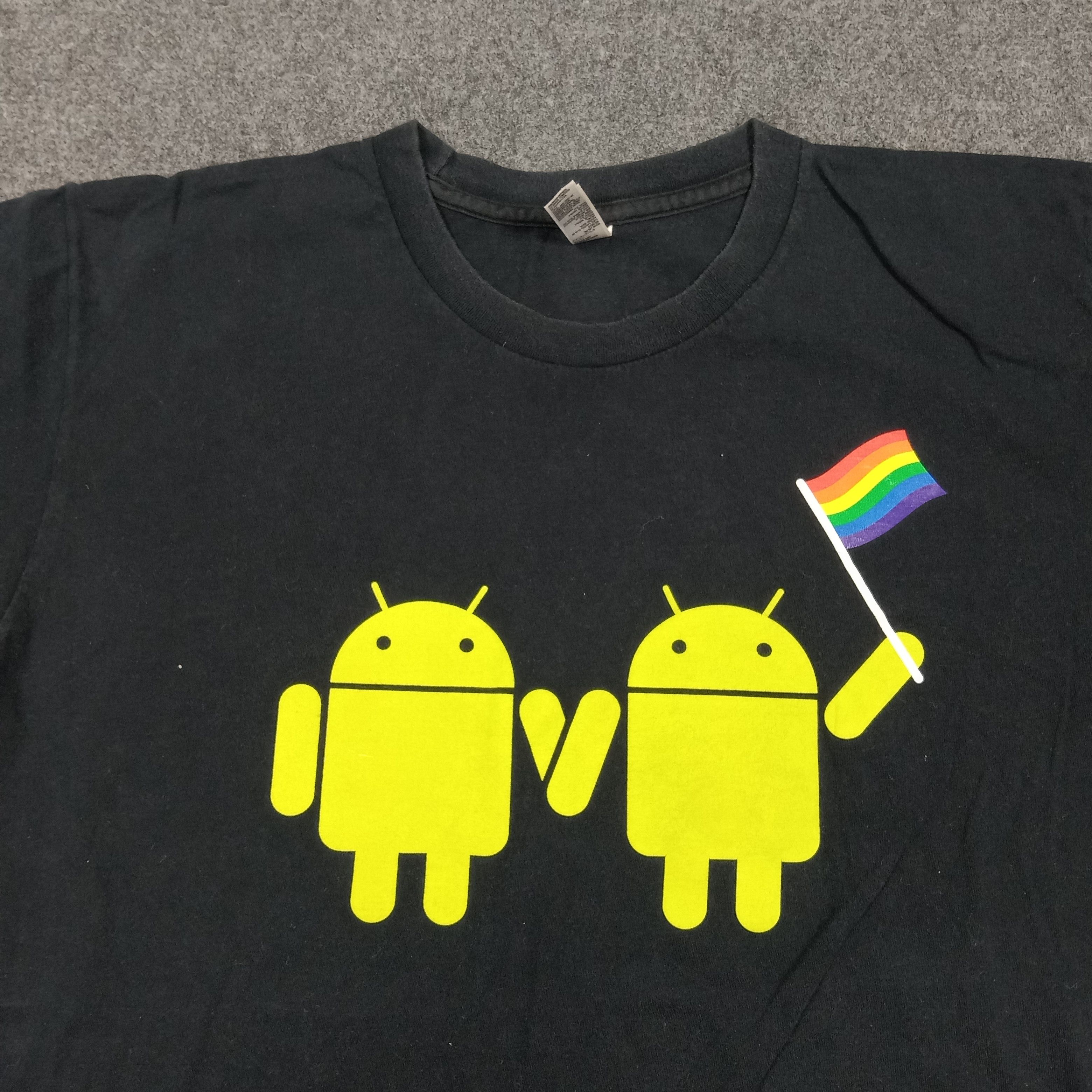 Microsoft Google Android LGBTQ Promo Tshirt C285N59 Size US L / EU 52-54 / 3 - 2 Thumbnail