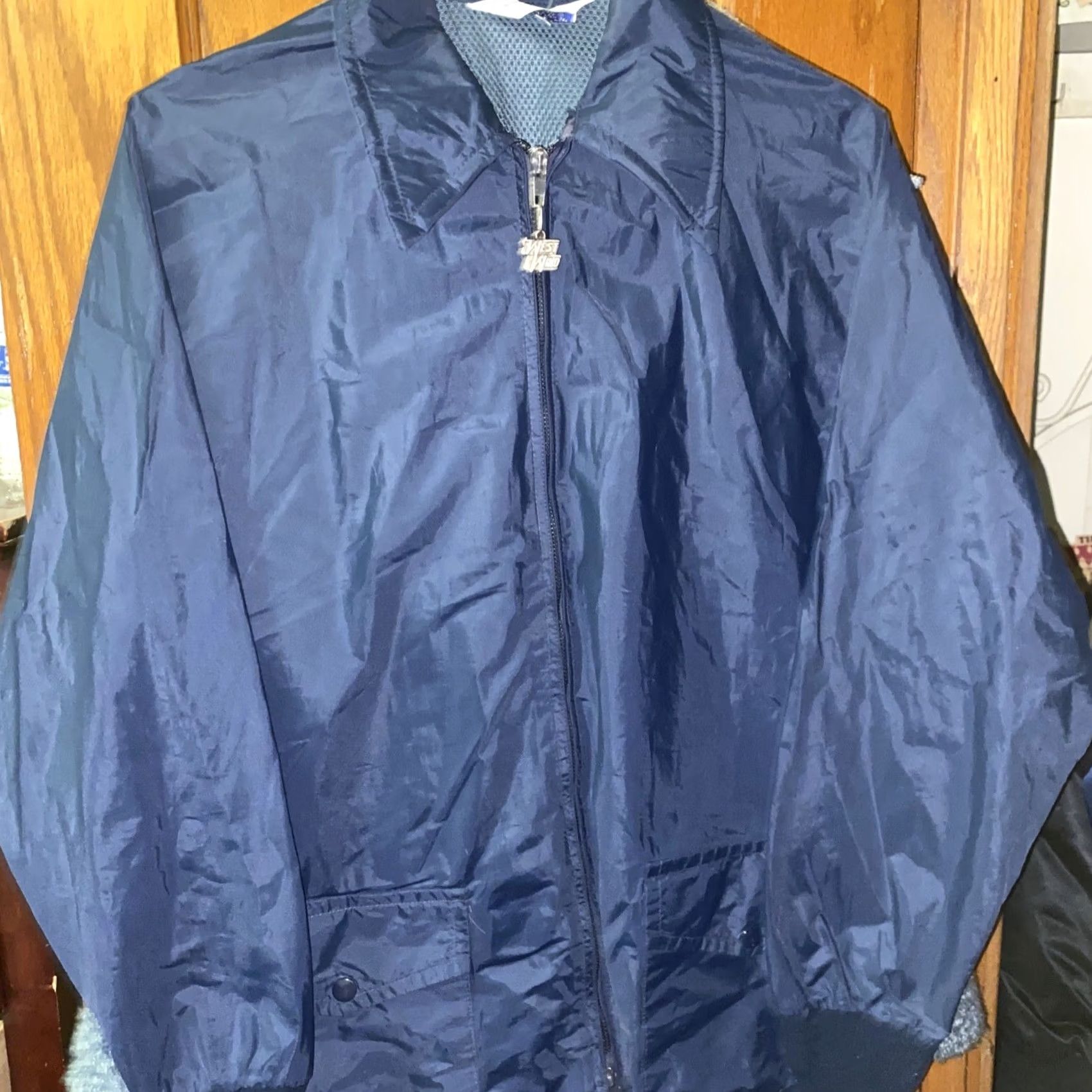 Ring Jacket VINTAGE 80s Woman Jacket Windbreaker Spring Blue M Womens Size M / US 6-8 / IT 42-44 - 5 Thumbnail