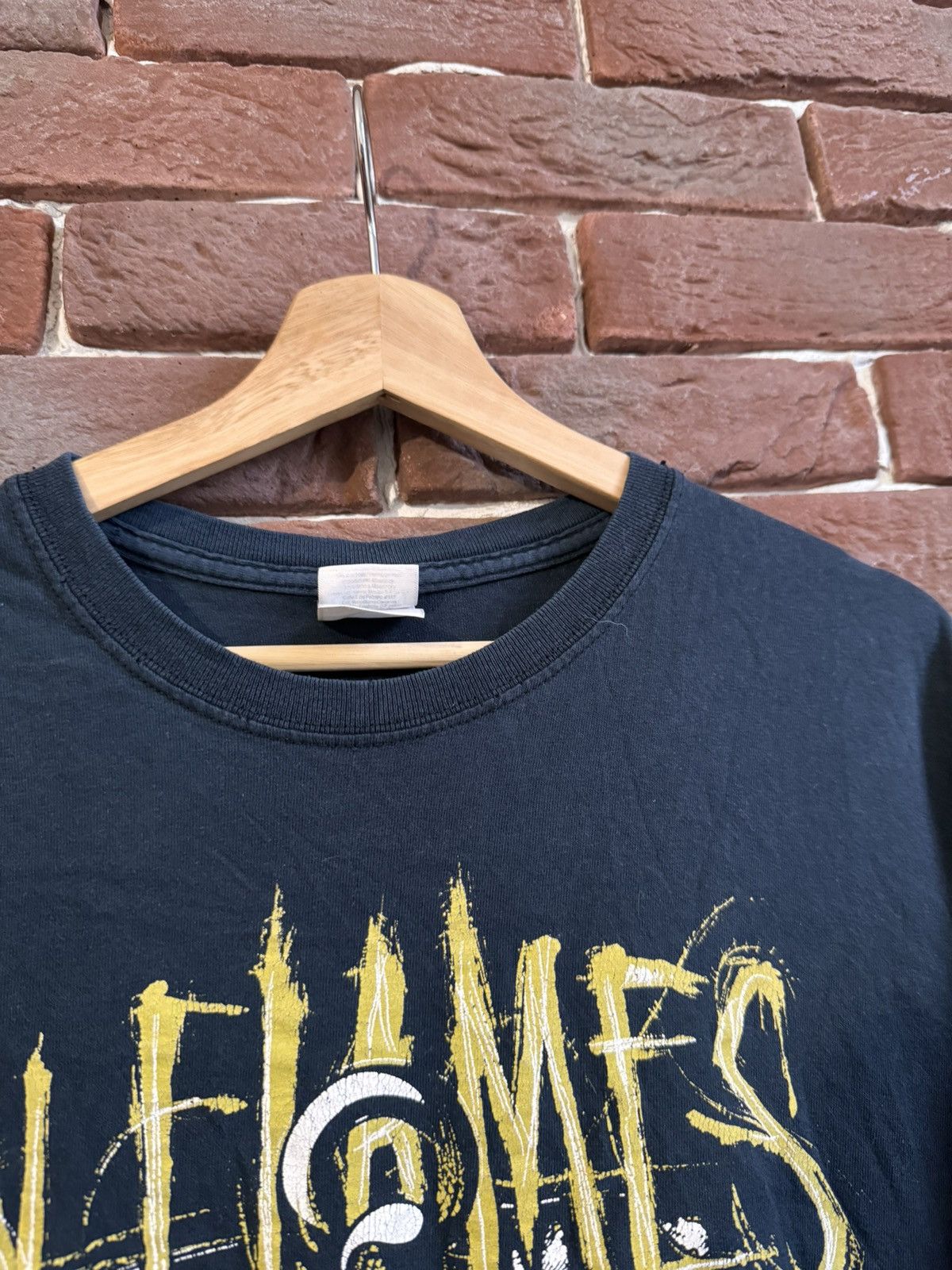 Band Tees RARE VINTAGE Y2K IN FLAMES TOUR RARE METAL ROCK BAND TEE Size US XL / EU 56 / 4 - 4 Thumbnail
