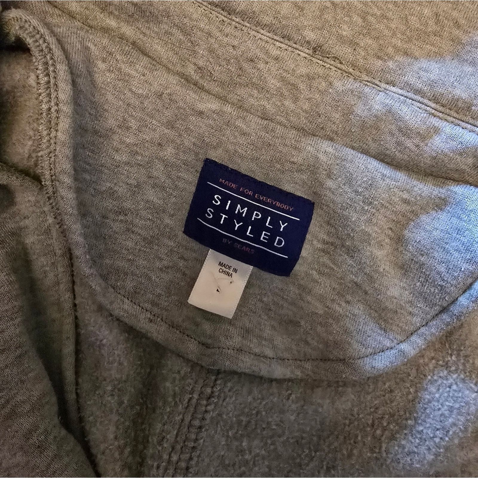 Other Grey | SIMPLY STYLED | Hooded Pea Coat Size L / US 10 / IT 46 - 3 Thumbnail
