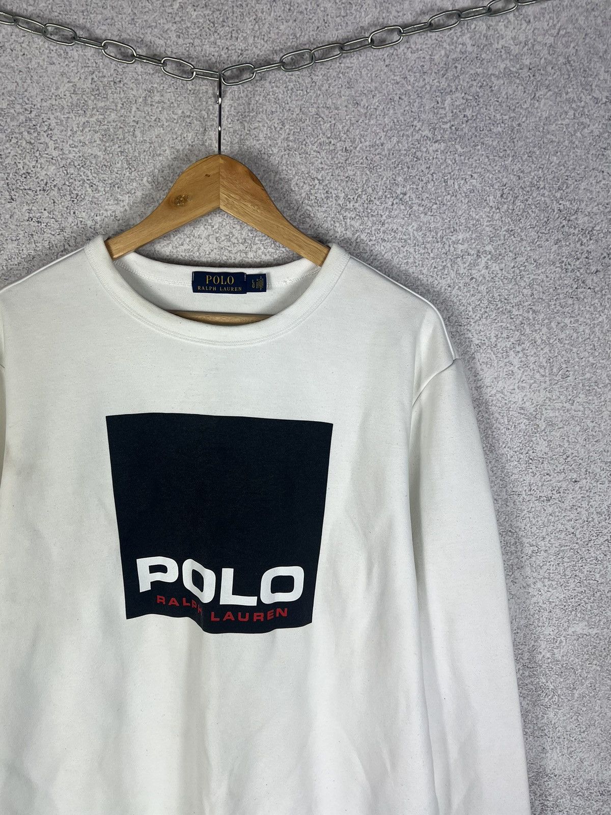 RRL Ralph Lauren Polo Ralph Lauren Big Logo Sweatshirt Size US L / EU 52-54 / 3 - 2 Thumbnail