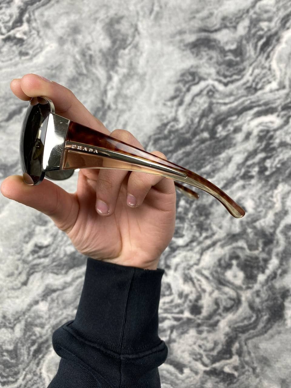 Prada Vintage Prada Sunglasses 2006 Pilot Men SPR75G Size ONE SIZE - 5 Thumbnail
