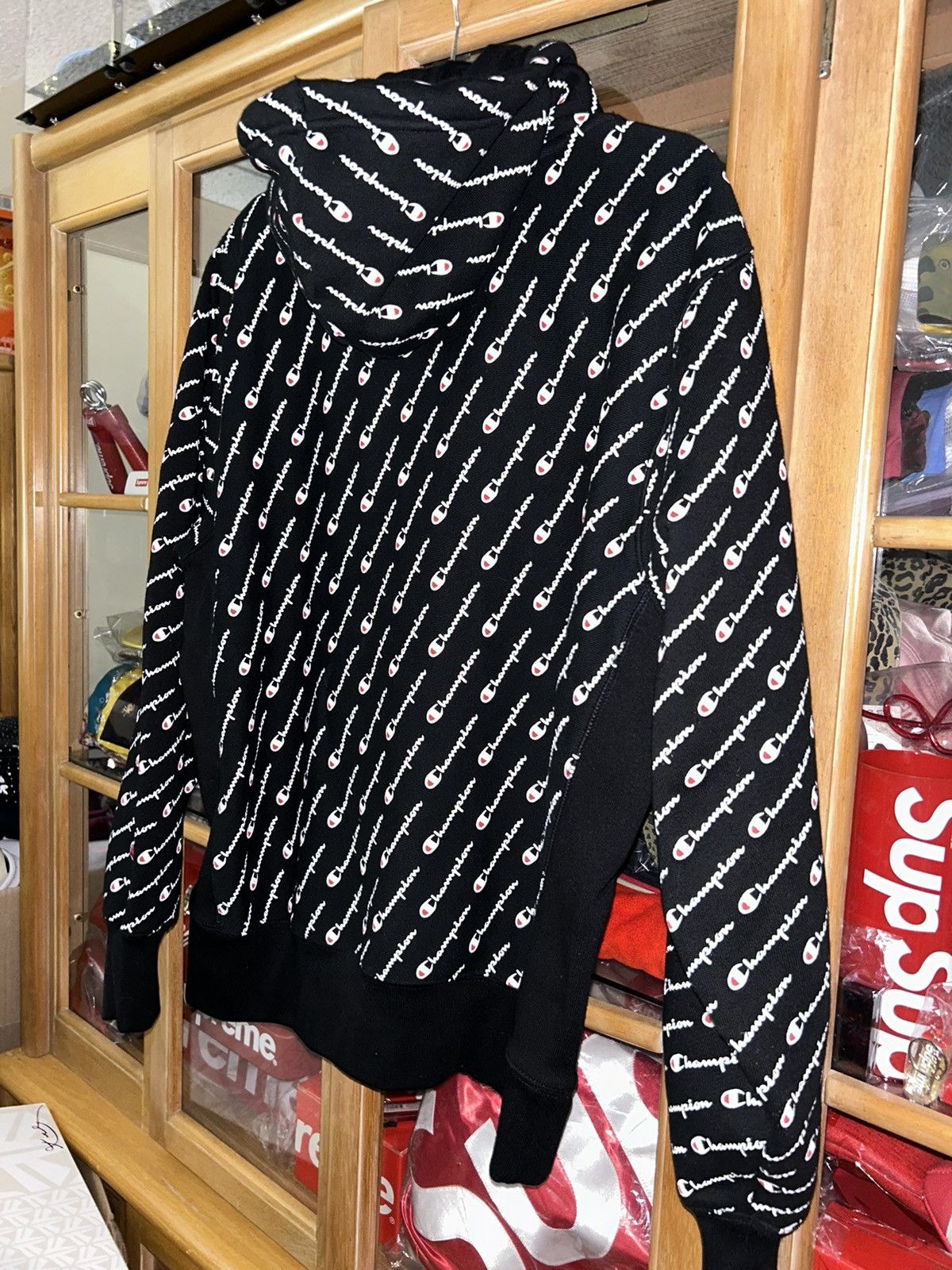 Champion Champion Reverse Weave All-Over Print Pullover Vintage Size US L / EU 52-54 / 3 - 4 Thumbnail