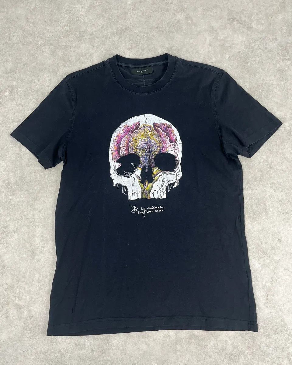 Givenchy SS2012 Givenchy Black Deadskull Head T-Shirt by Riccardo Tisci Size US S / EU 44-46 / 1 - 1 Thumbnail