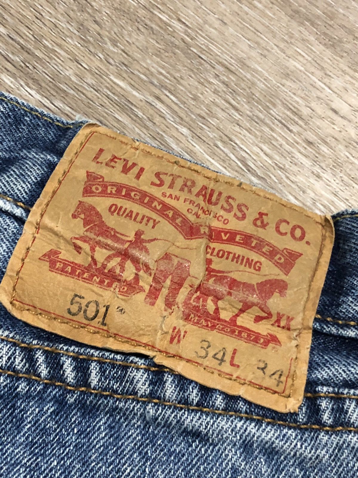 Levi's × Levi's Vintage Clothing × Vintage Y2K Levi’s 501 XX Jeans Size US 34 / EU 50 - 5 Thumbnail