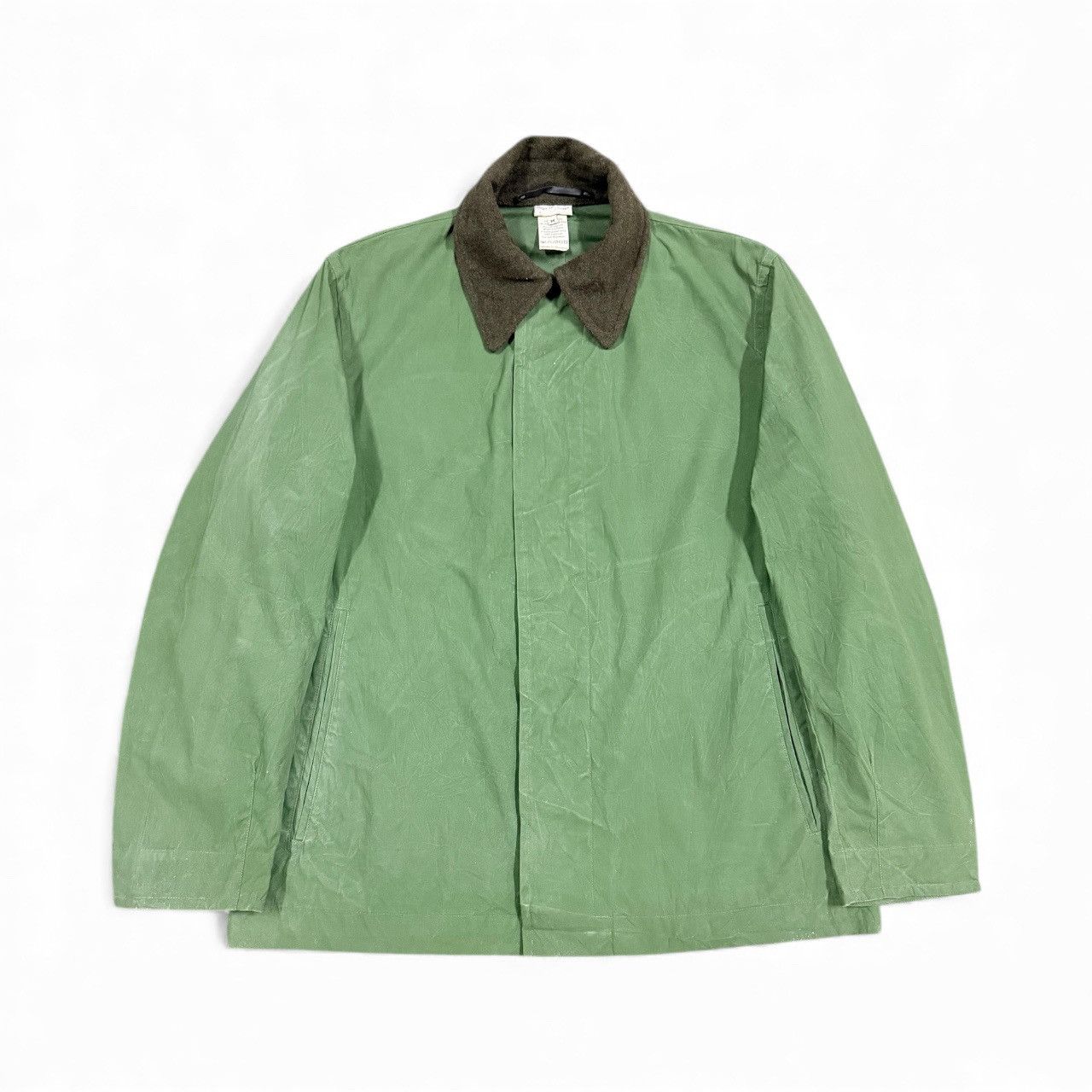 Dries Van Noten Dries Van Noten PU Waterproof Olive Green Field Jacket Size US M / EU 48-50 / 2 - 1 Thumbnail