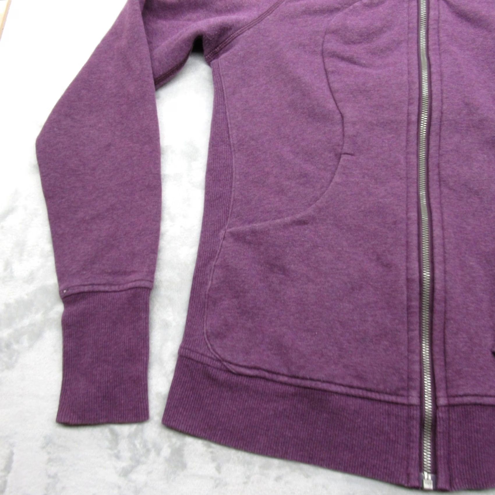Lululemon Lululemon Athletica Scuba Hoodie Womens 6 Purple Fleece Full Zip Thumbholes Size M / US 6-8 / IT 42-44 - 7 Thumbnail