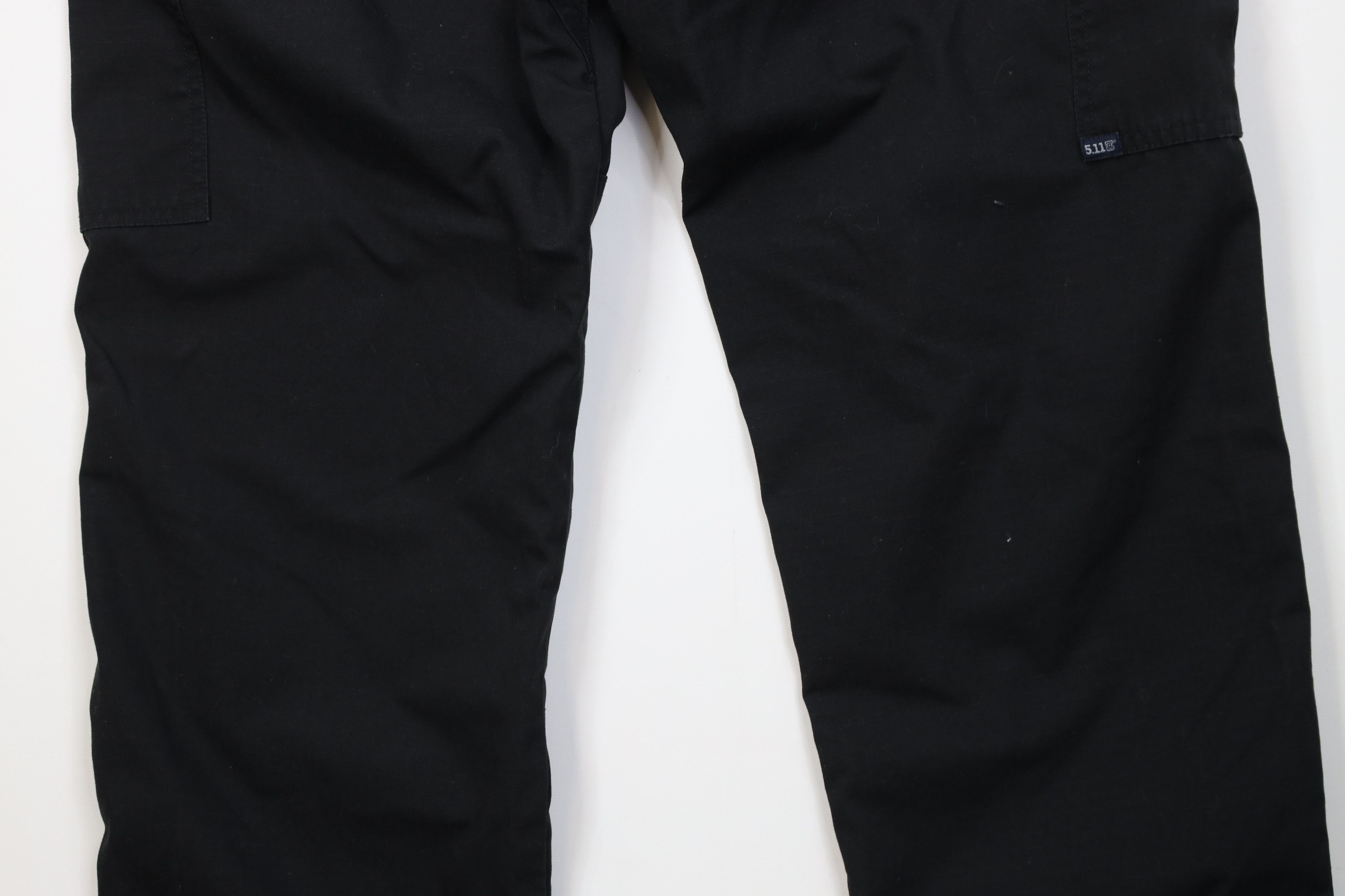 Vintage 5.11 Tactical Series Pro Double Knee Cargo Pants Black Size US 32 / EU 48 - 9 Thumbnail