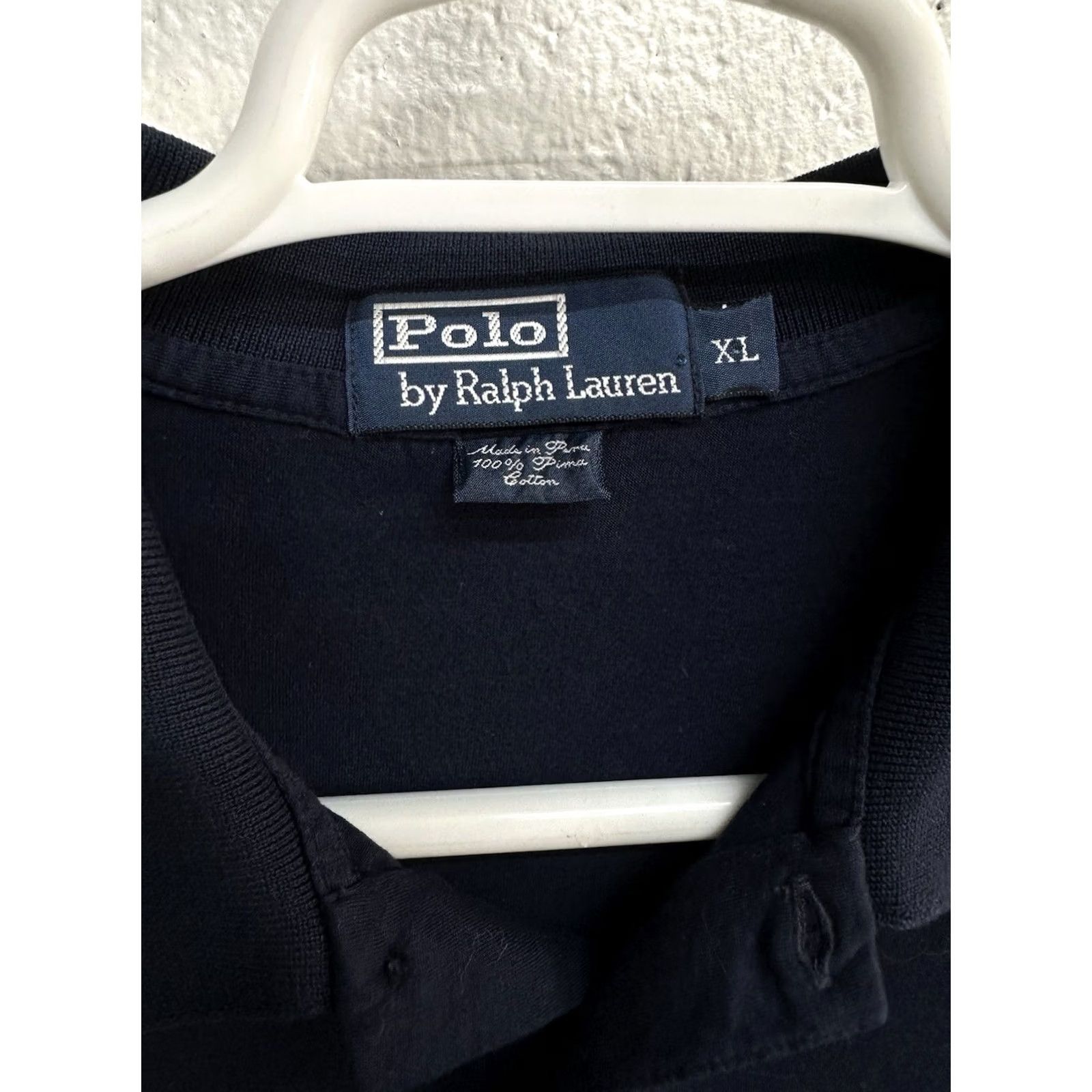 Polo Ralph Lauren VINTAGE Polo Ralph Lauren Shirt Mens XL Blue Pima Cotton Long Sleeve Pique VTG Henley Size US XL / EU 56 / 4 - 2 Thumbnail