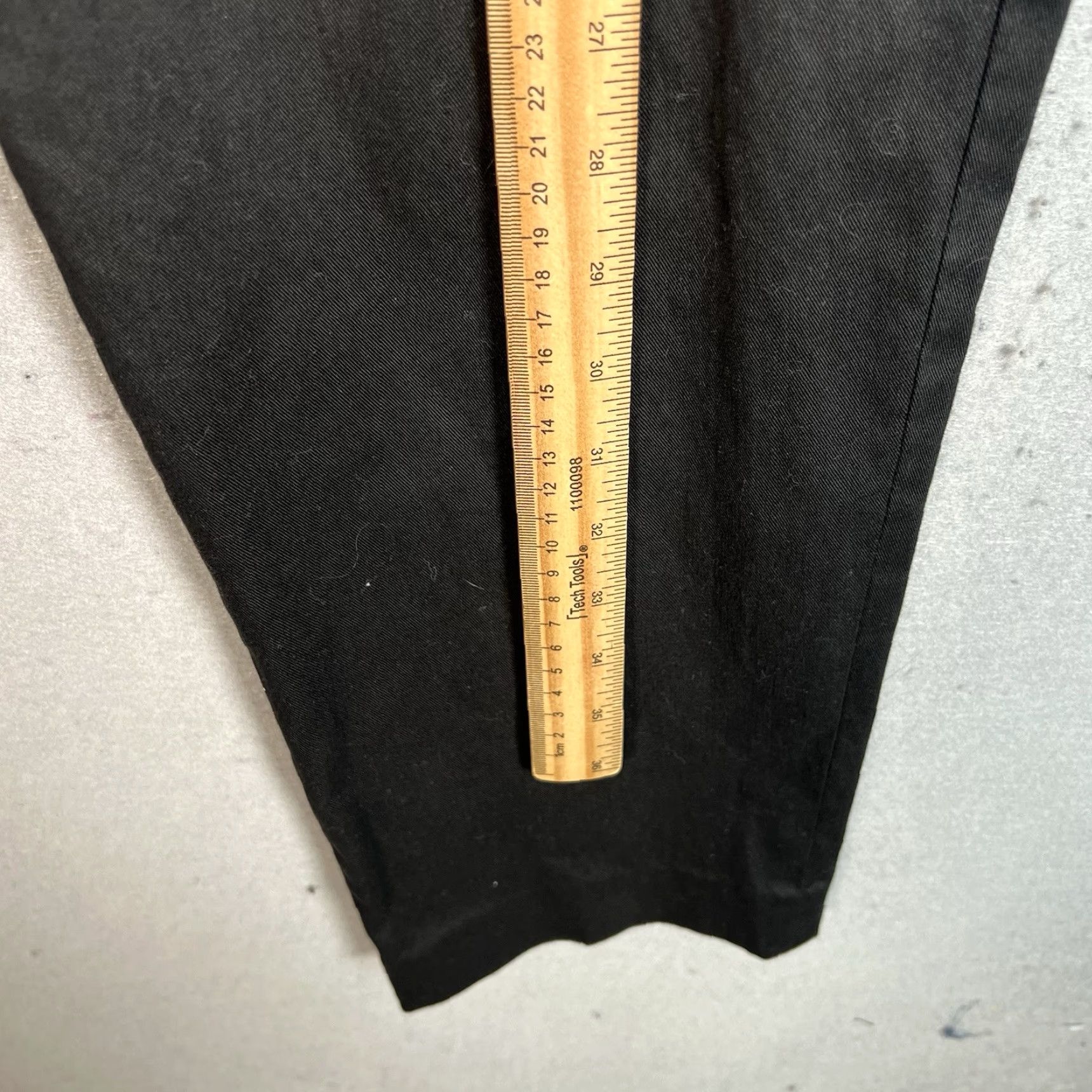 Vintage VINTAGE Uniqlo x JW Anderson Women's Pants Size 10 Black Straight Leg Cotton Blend Jeans Size 32" / US 10 / IT 46 - 3 Thumbnail