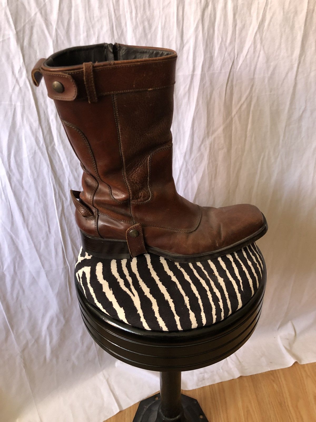 Dsquared2 DSQUARED2 S/S 2005 tall strapped cowboy boots Size US 9 / EU 42 - 2 Thumbnail