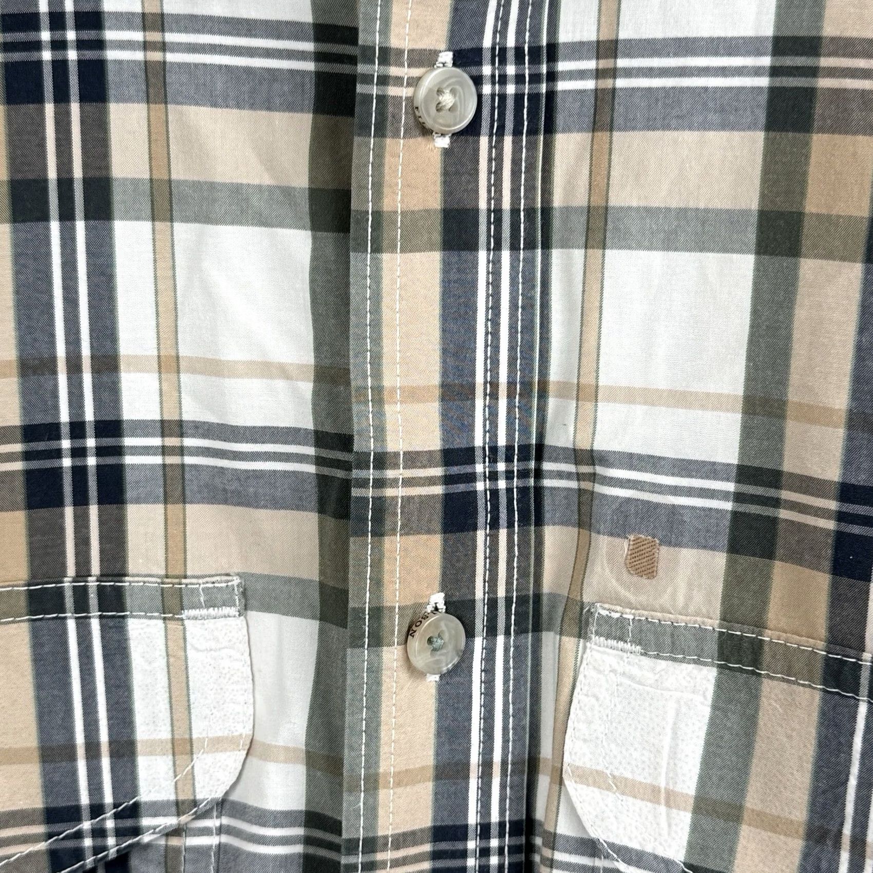 Filson Filson Shirt Mens Small Plaid Button Up Pockets Outdoor Long Sleeve Lightweight Regular Fit Size US S / EU 44-46 / 1 - 6 Thumbnail