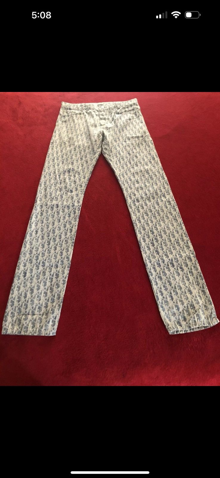 Dior CHRISTIAN DIOR OBLIQUE KASURI COTTON DENIM 30 Size US 30 / EU 46 - 2 Thumbnail