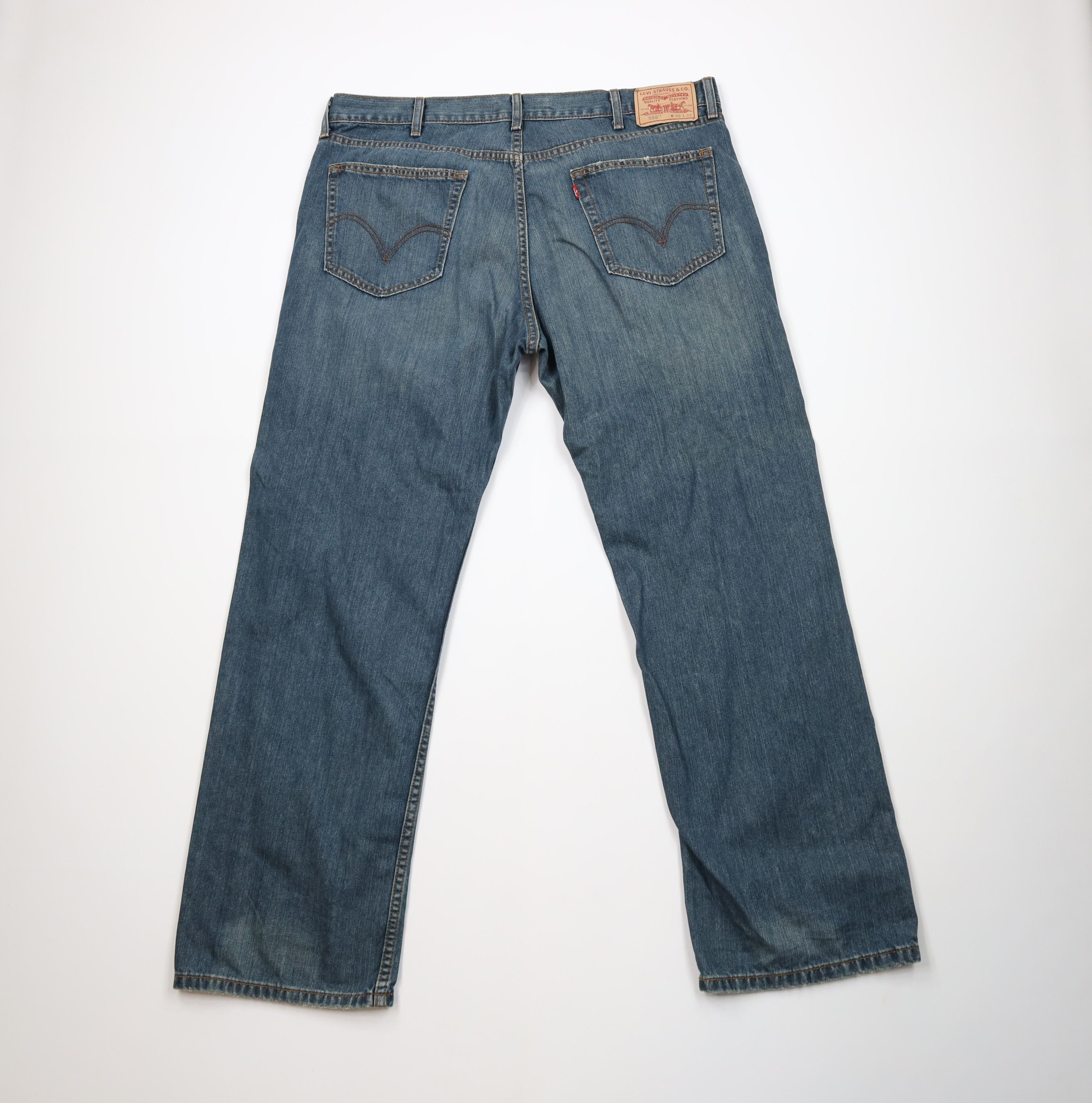 Levi's Vintage Y2K Levis 569 Relaxed Straight Wide Leg Denim Jeans Size US 40 / EU 56 - 10 Thumbnail
