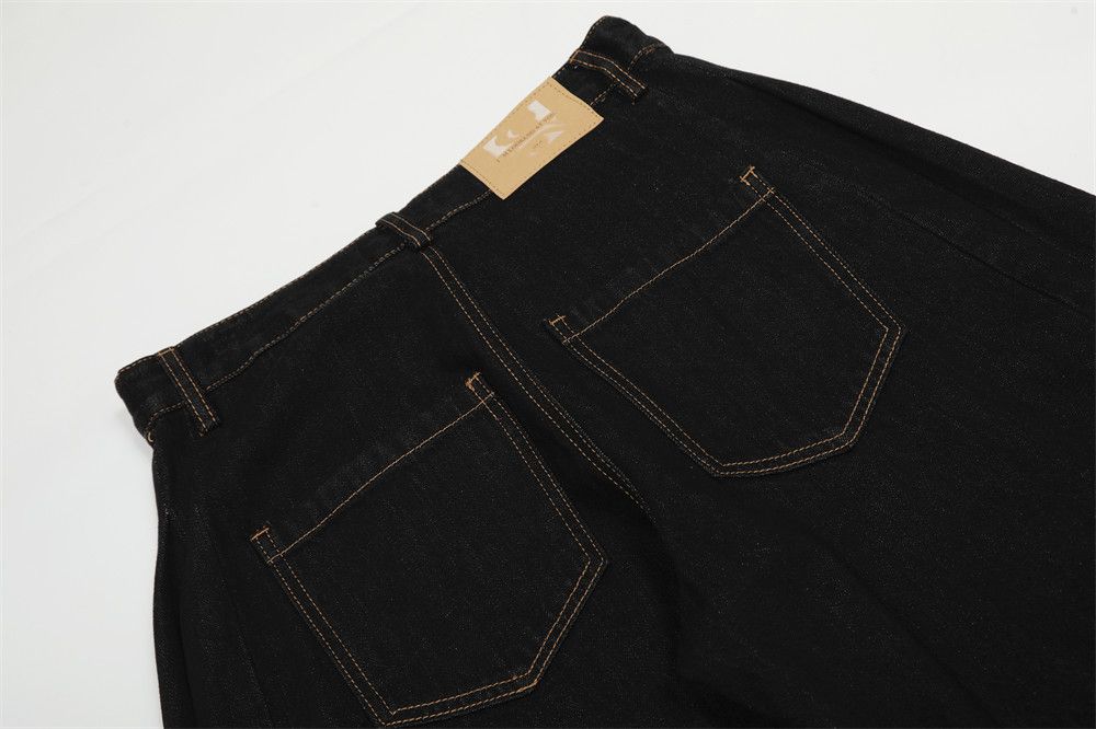 Japanese Brand × Vintage American washed retro personality silhouette wide-leg jeans Size US 32 / EU 48 - 6 Thumbnail