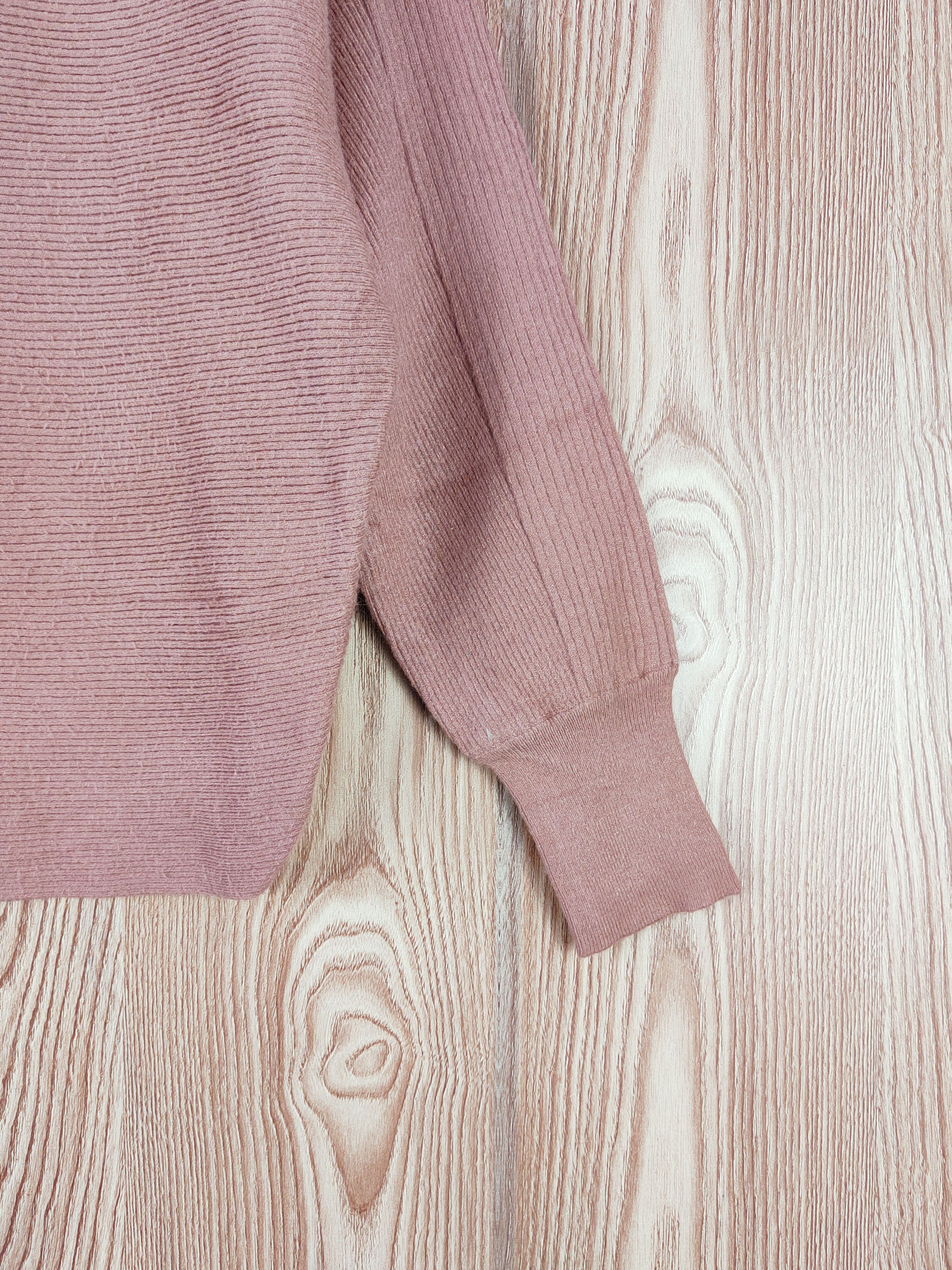 Homespun Knitwear × Japanese Brand × Vintage Cecil McBee Peach Knitwear Sweatshirts #W872 Size M / US 6-8 / IT 42-44 - 7 Thumbnail