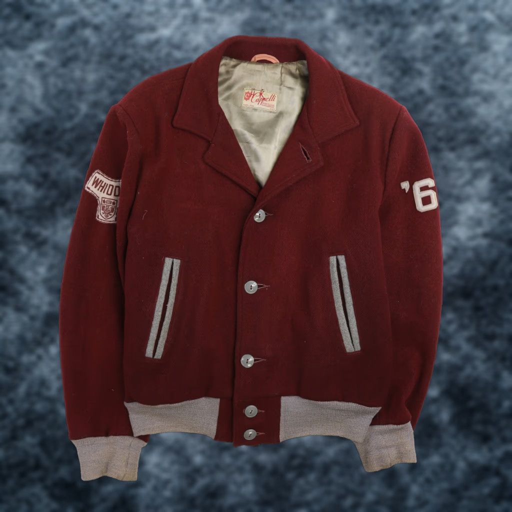VINTAGE Cappelli McMaster University Wool Varsity Jacket Medium