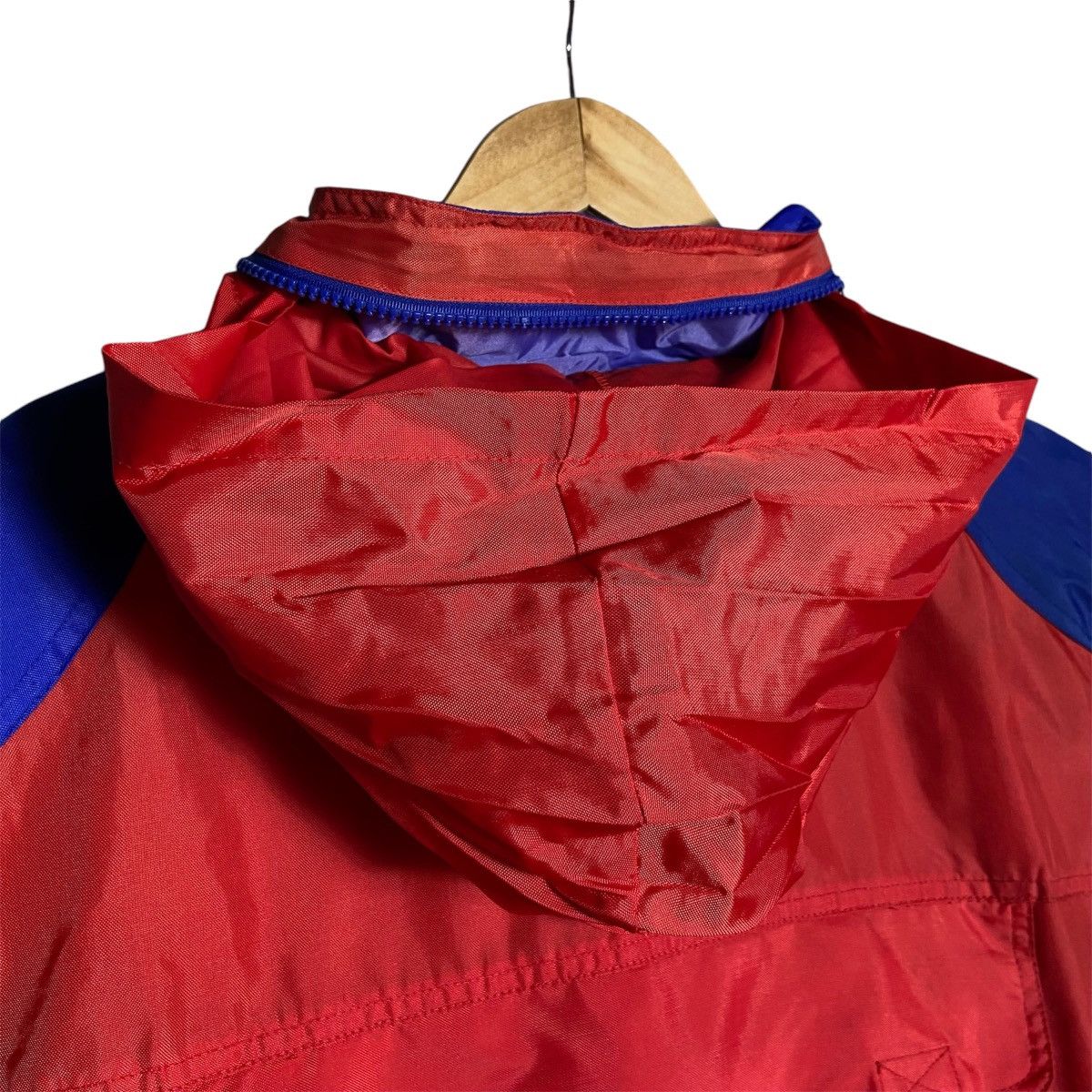 Reebok × Vintage Vintage 90s Reebok Embroidery Logo Pockets Nylon Hoodie Vest Size US L / EU 52-54 / 3 - 6 Thumbnail