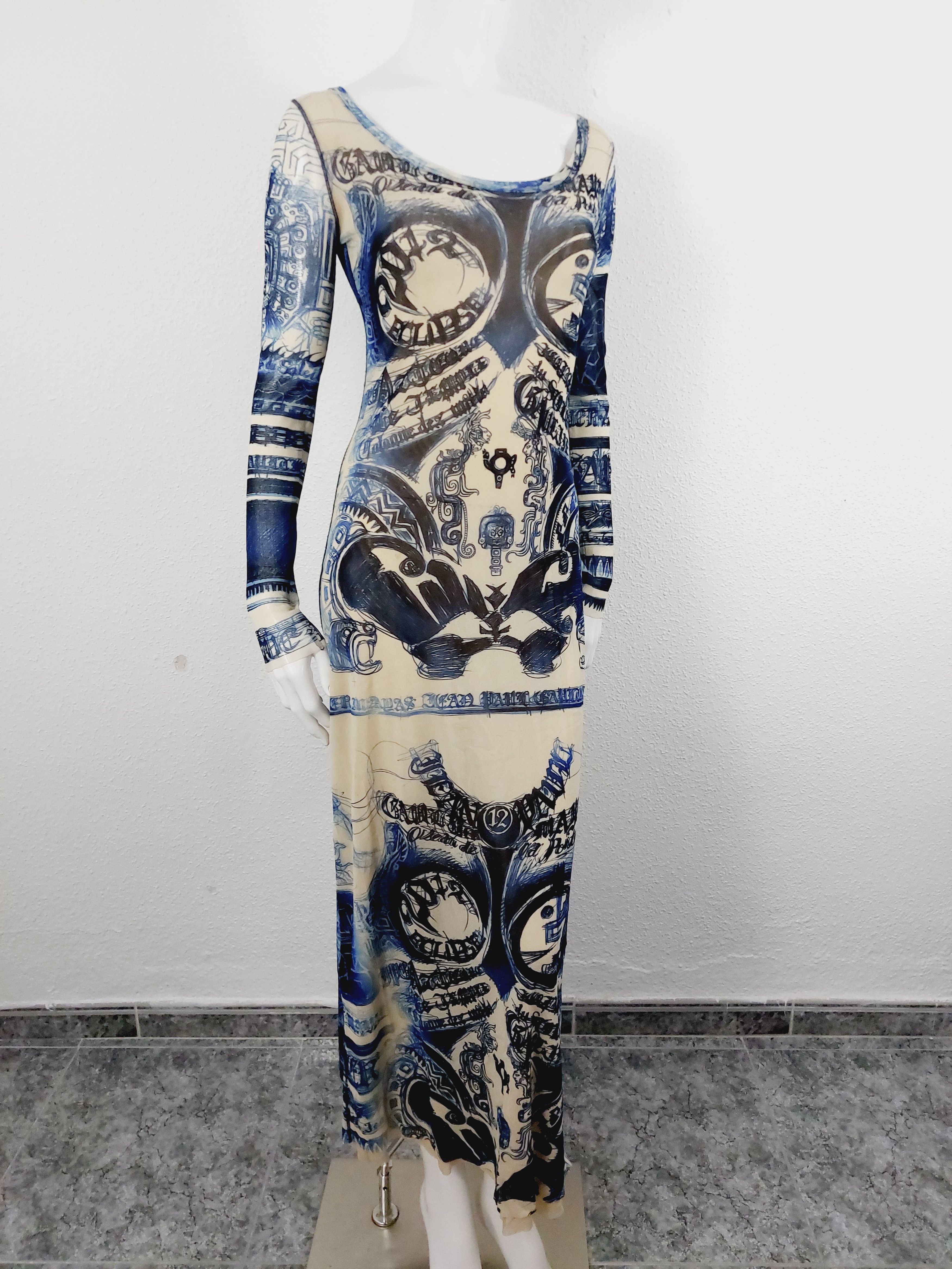 Jean Paul Gaultier Jean Paul Gaultier Maori 2012 Maya Eclipse Satan Dress Size M / US 6-8 / IT 42-44 - 2 Thumbnail