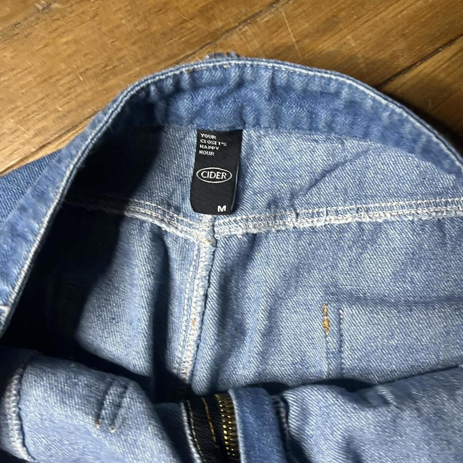 Cyderhouse Cider High-Waisted Wide-Leg Jeans Size 32" / US 10 / IT 46 - 3 Thumbnail