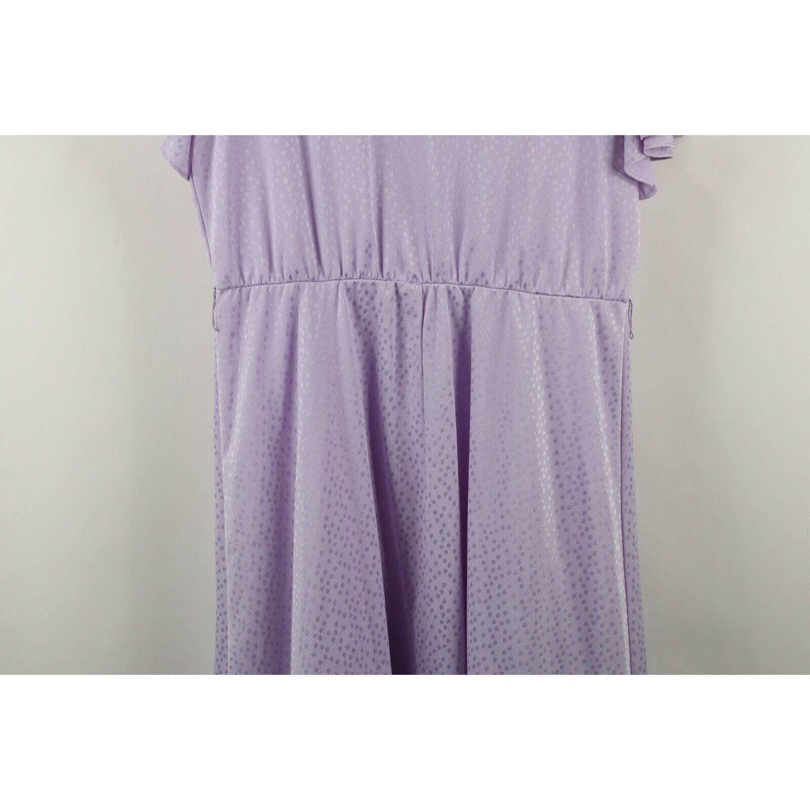 Vintage Vintage 90s Babydoll Fairy Polkadot Fairy Sleeve Knit Dress Size L / US 10 / IT 46 - 15 Thumbnail