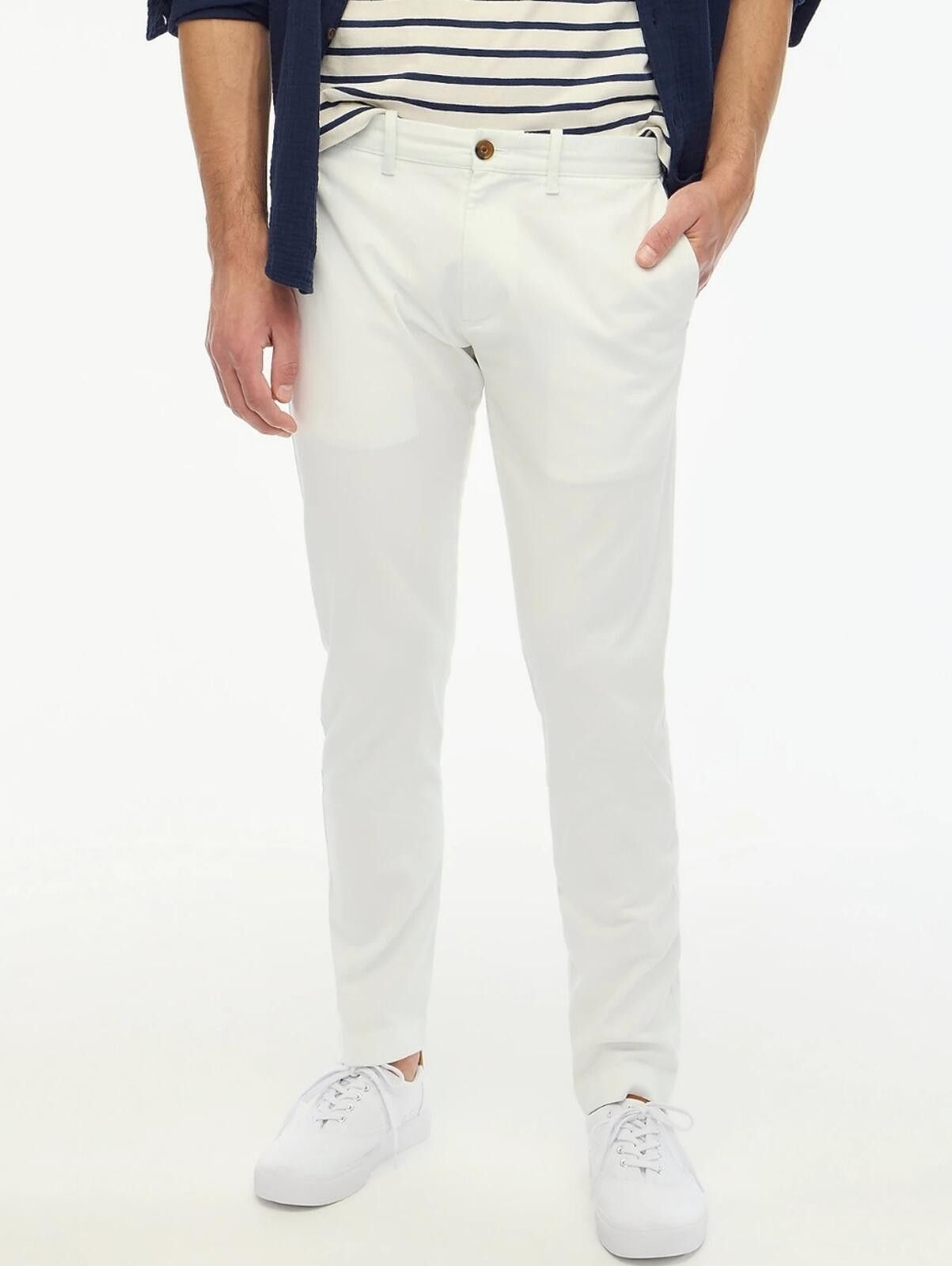 J.Crew J Crew Slim-fit flex chino pant 34/34 Size US 34 / EU 50 - 1 Thumbnail