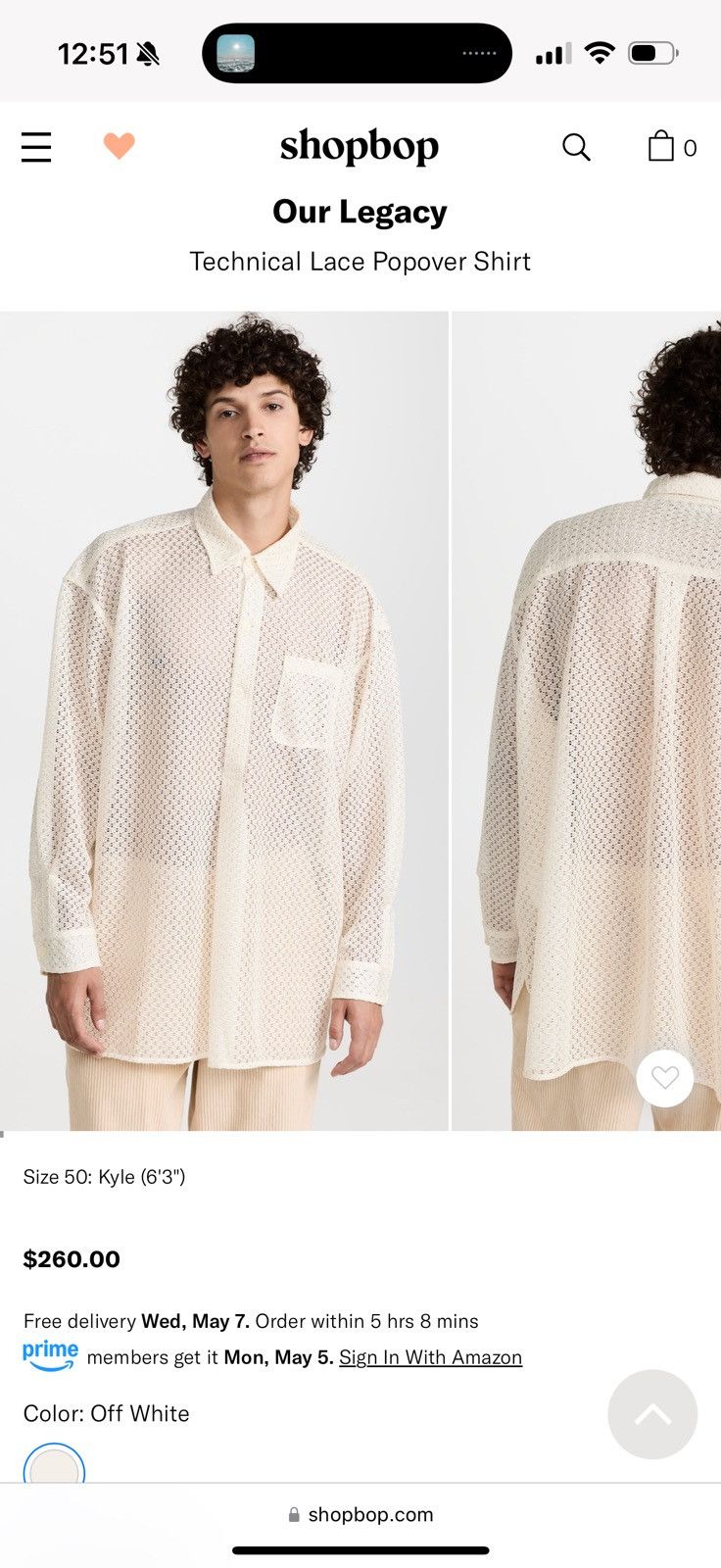 Our Legacy Our legacy Technical Lace Popover Shirt | Grailed