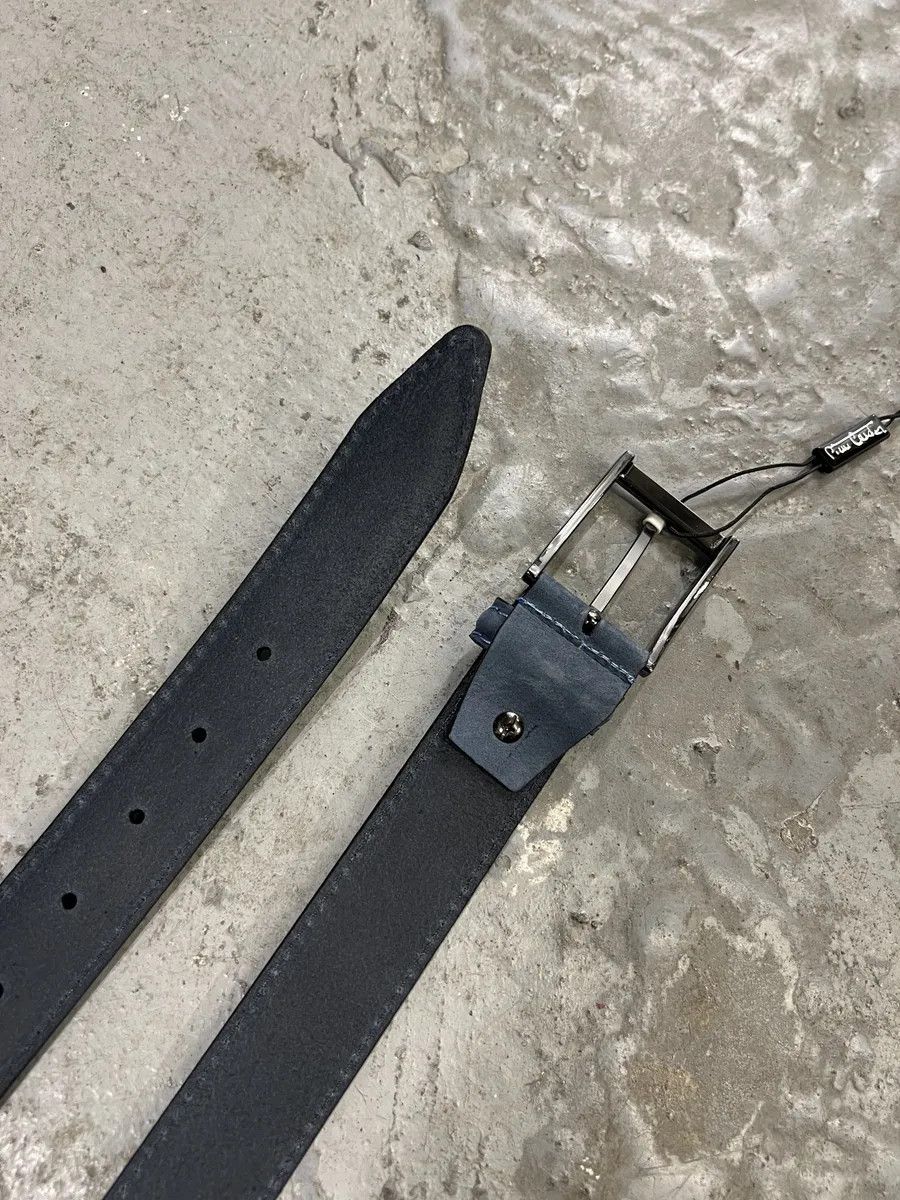 Pierre Cardin Pierre Cardin Blue Suede Leather Belt Size ONE SIZE - 6 Thumbnail