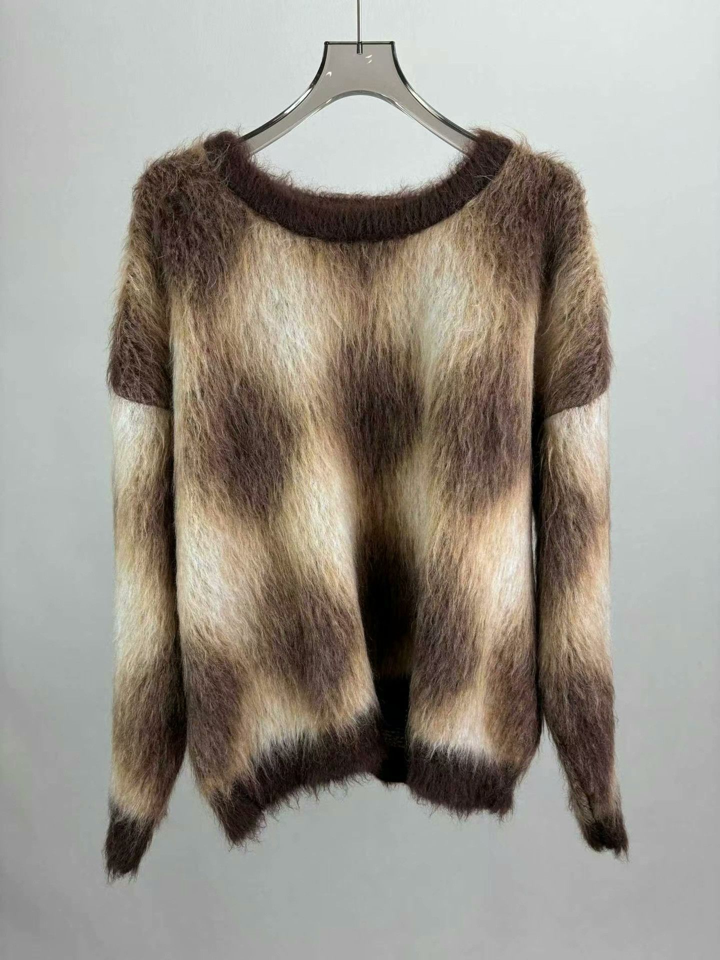 Celine Celine Mohair Gradient Sweater Size L / US 10 / IT 46 - 1 Thumbnail